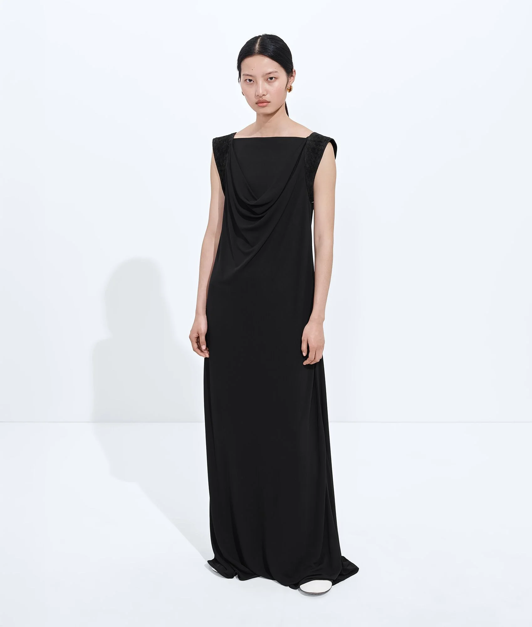 Crepe Viscose Jersey Dress - 1