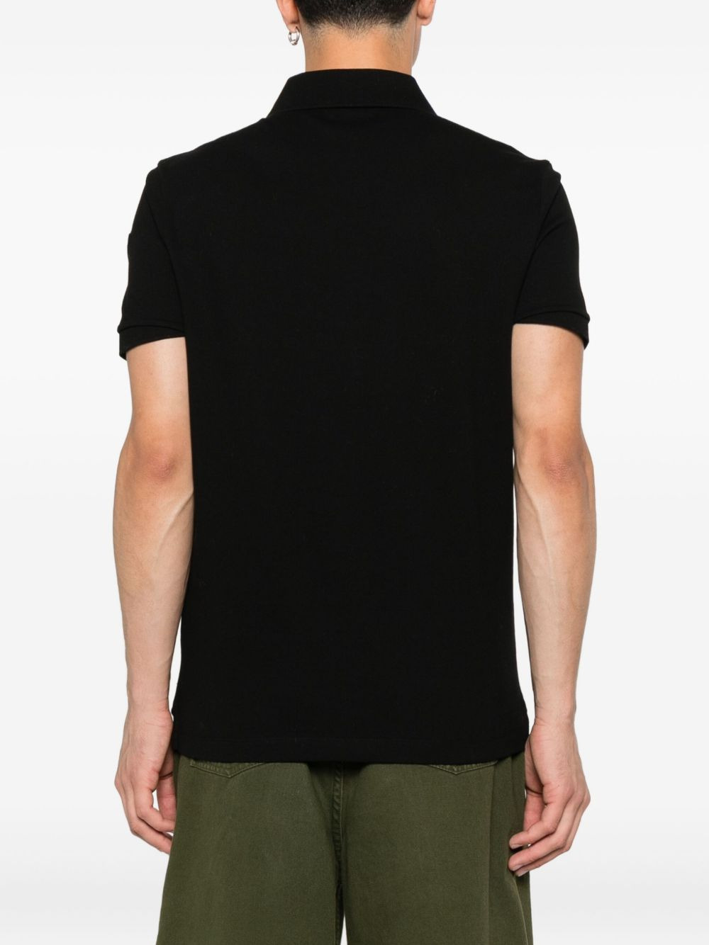 zip-front polo shirt - 3