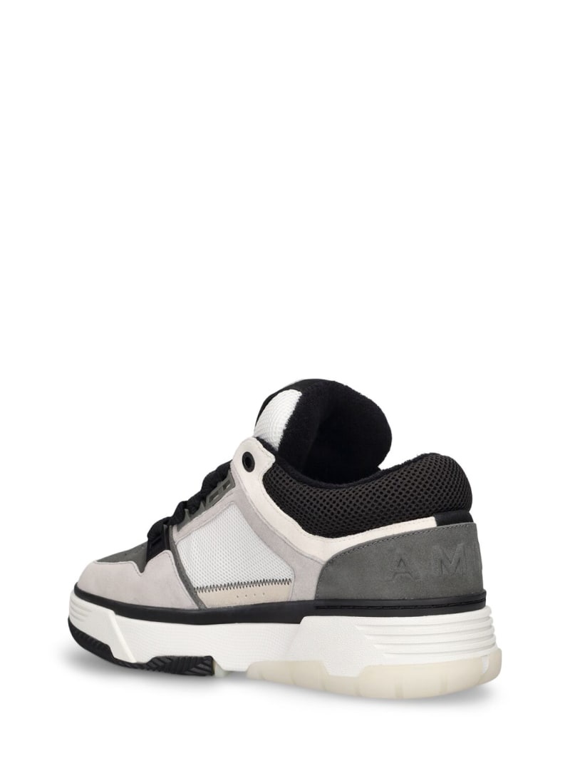 MA-1 leather low top sneakers - 3