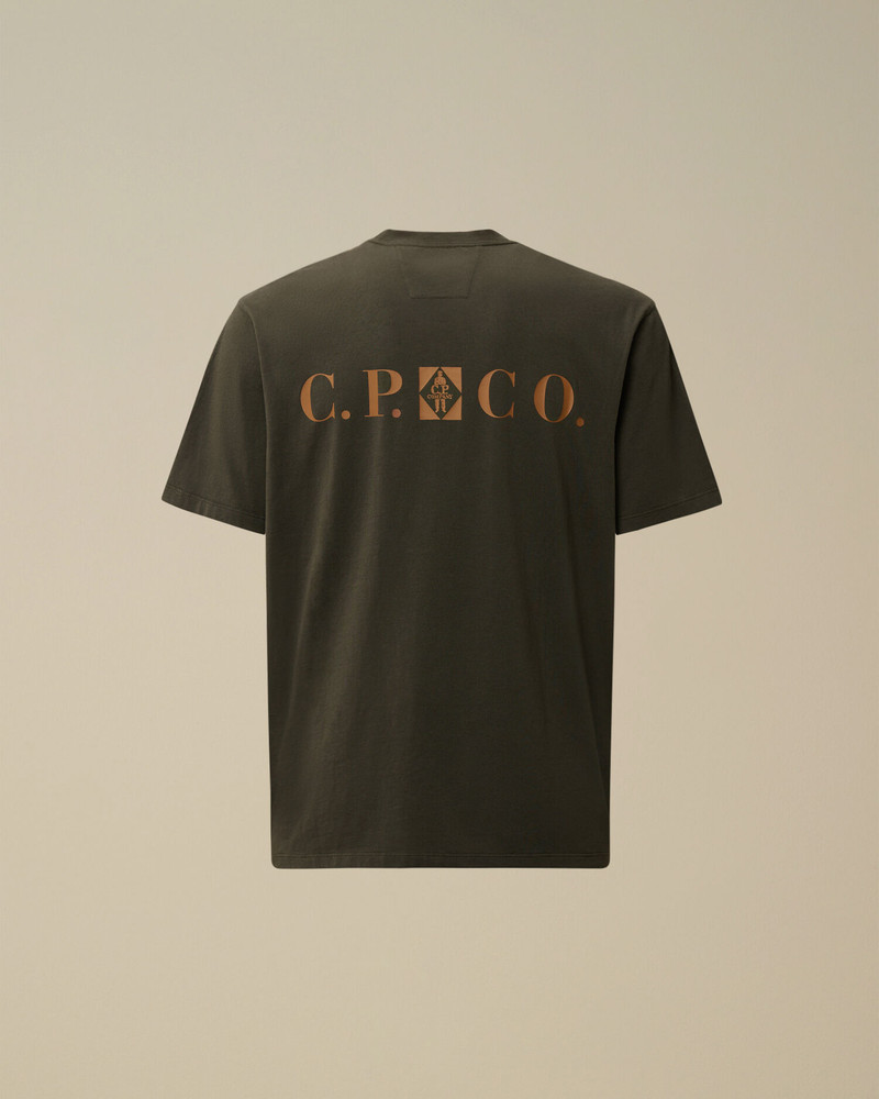 C.P. Company 30/1 Jersey Short Sleeve Logo T-Shirt outlook