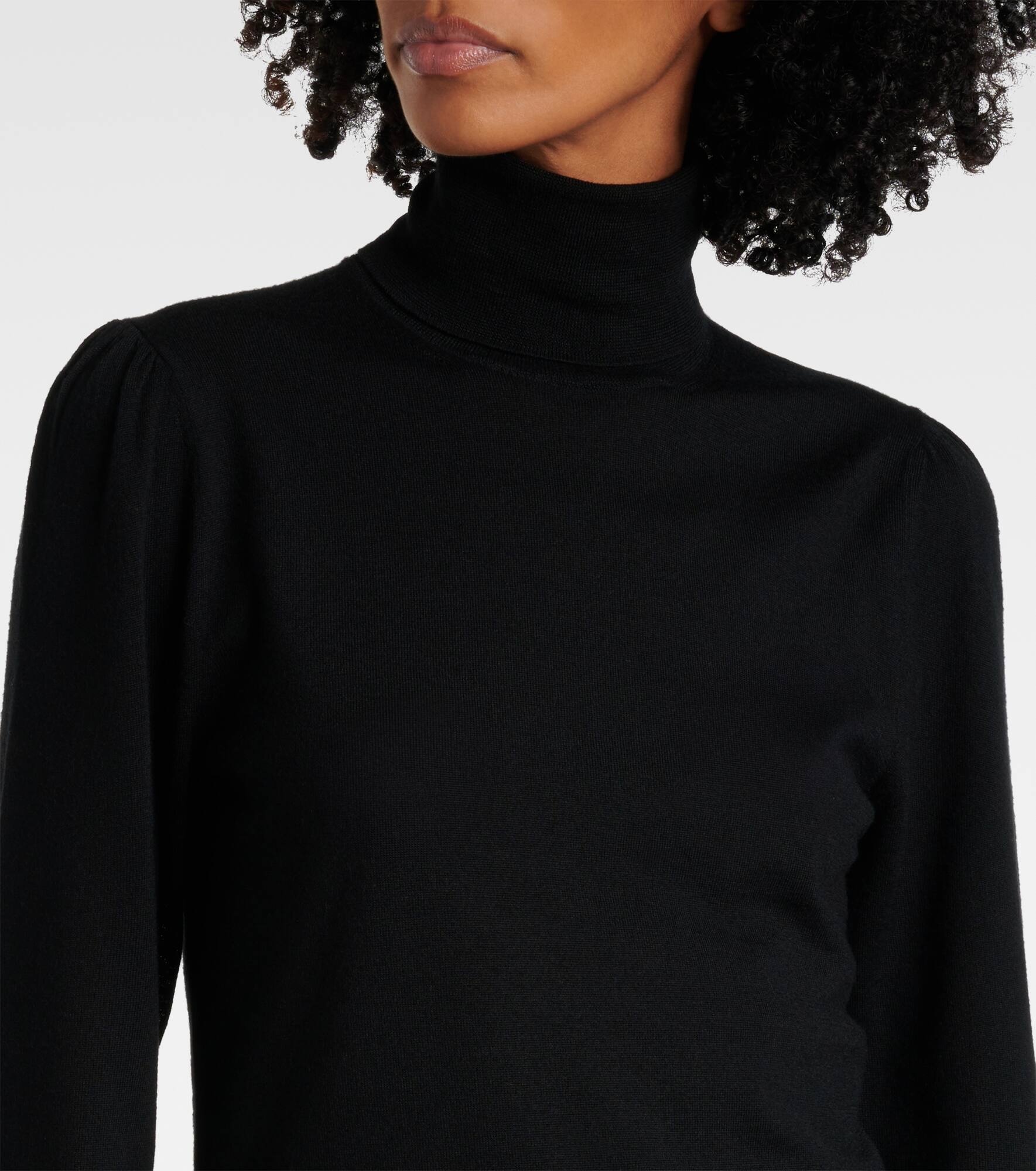 Wool turtleneck sweater - 4