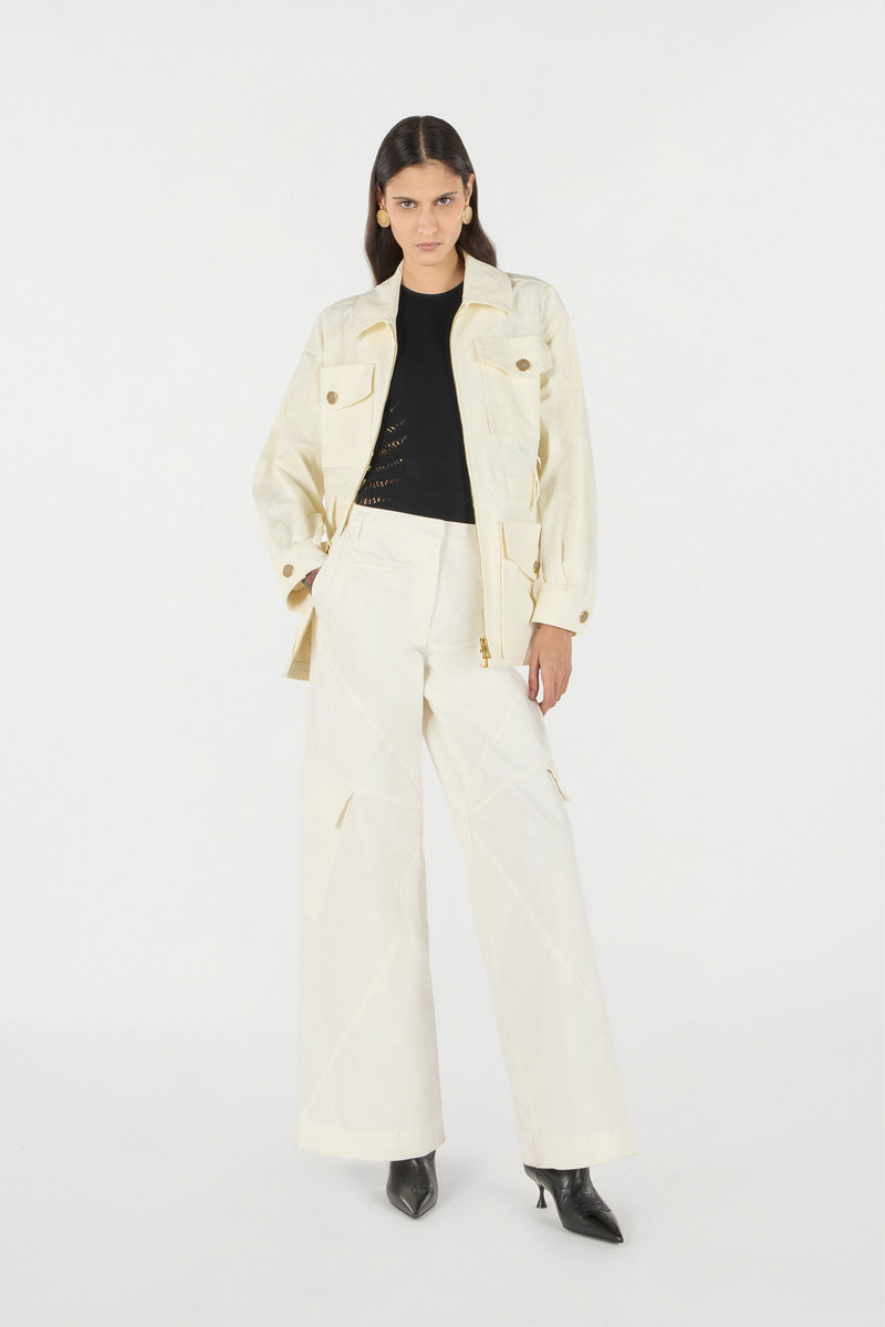 Roberto Cavalli Jacket With belt And Python Pattern outlook