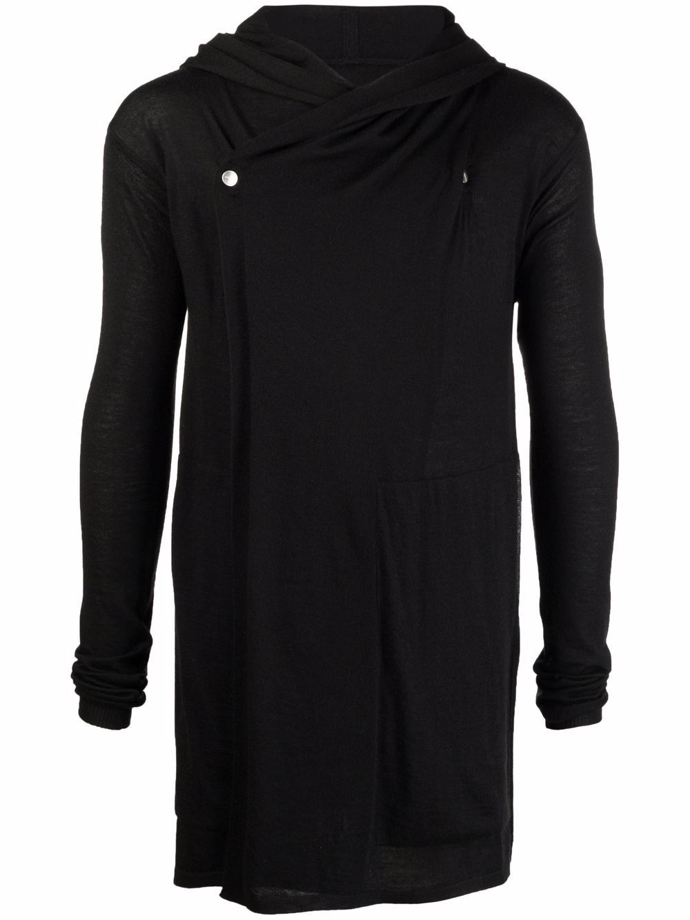 hooded cashmere jumper - 1