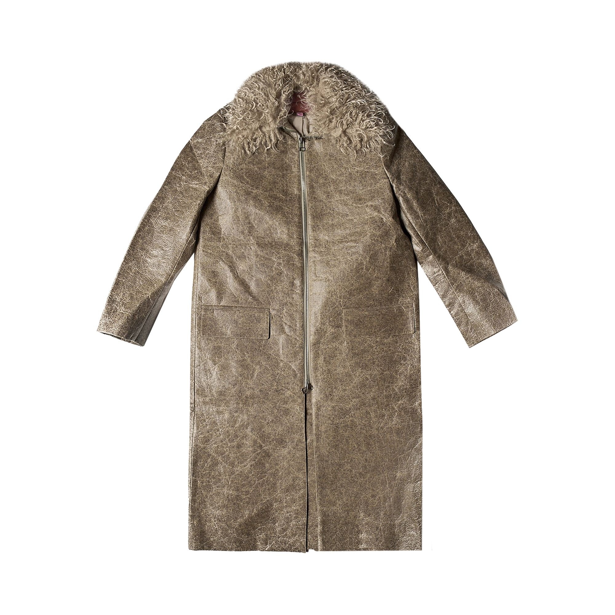 Eckhaus Latta Fond Coat 'Natural' - 1