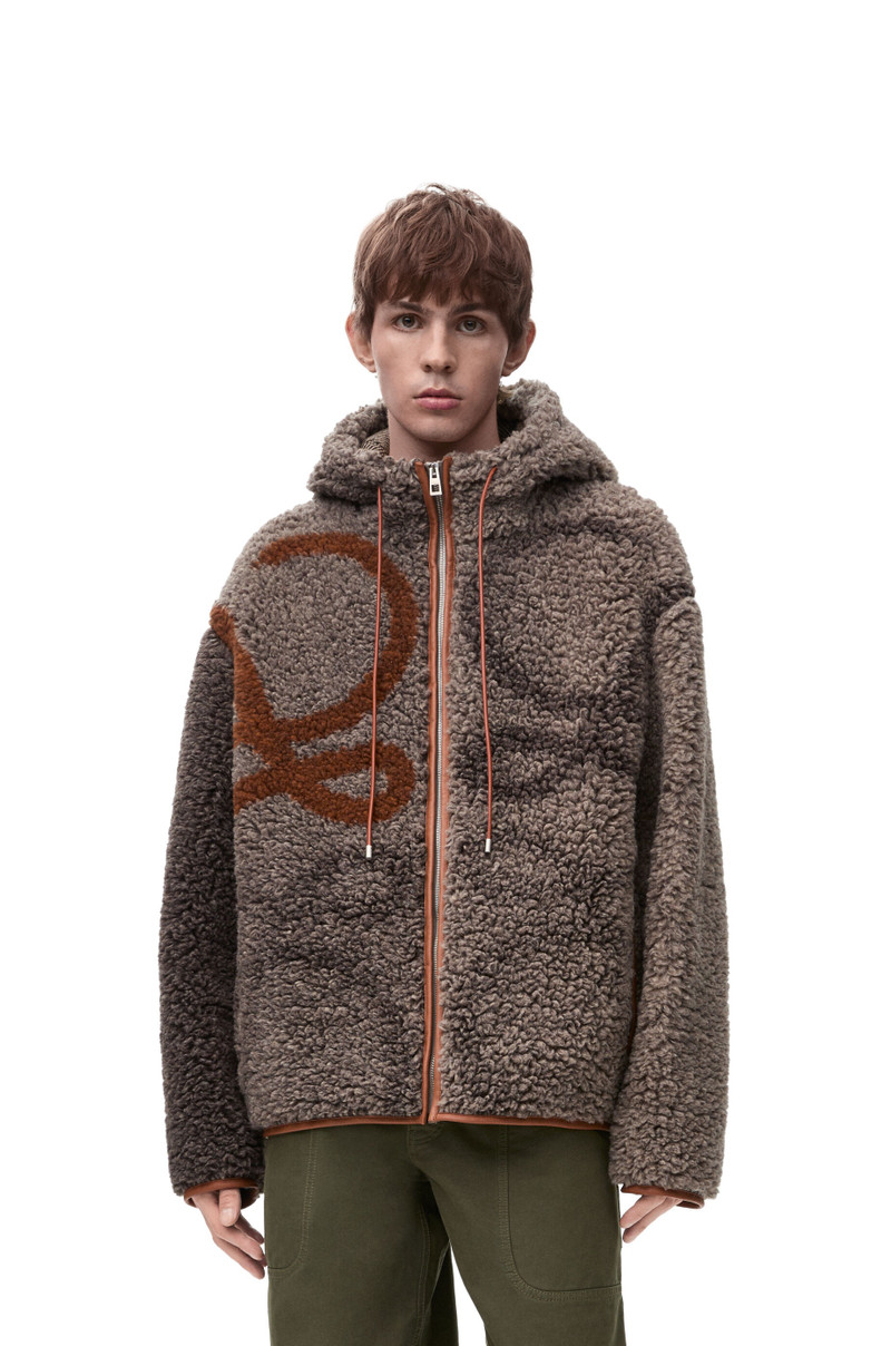 Hooded jacket in wool blend 3