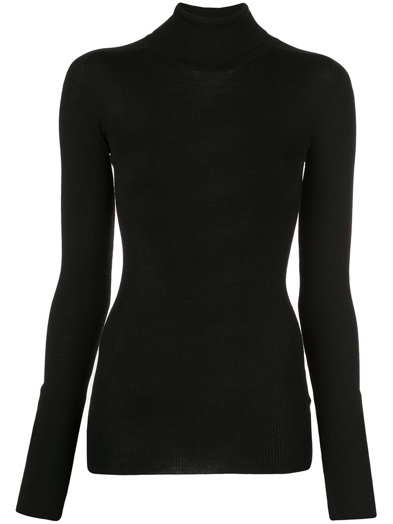 x The Woolmark Company Release 05 roll-neck ribbed jumper 1