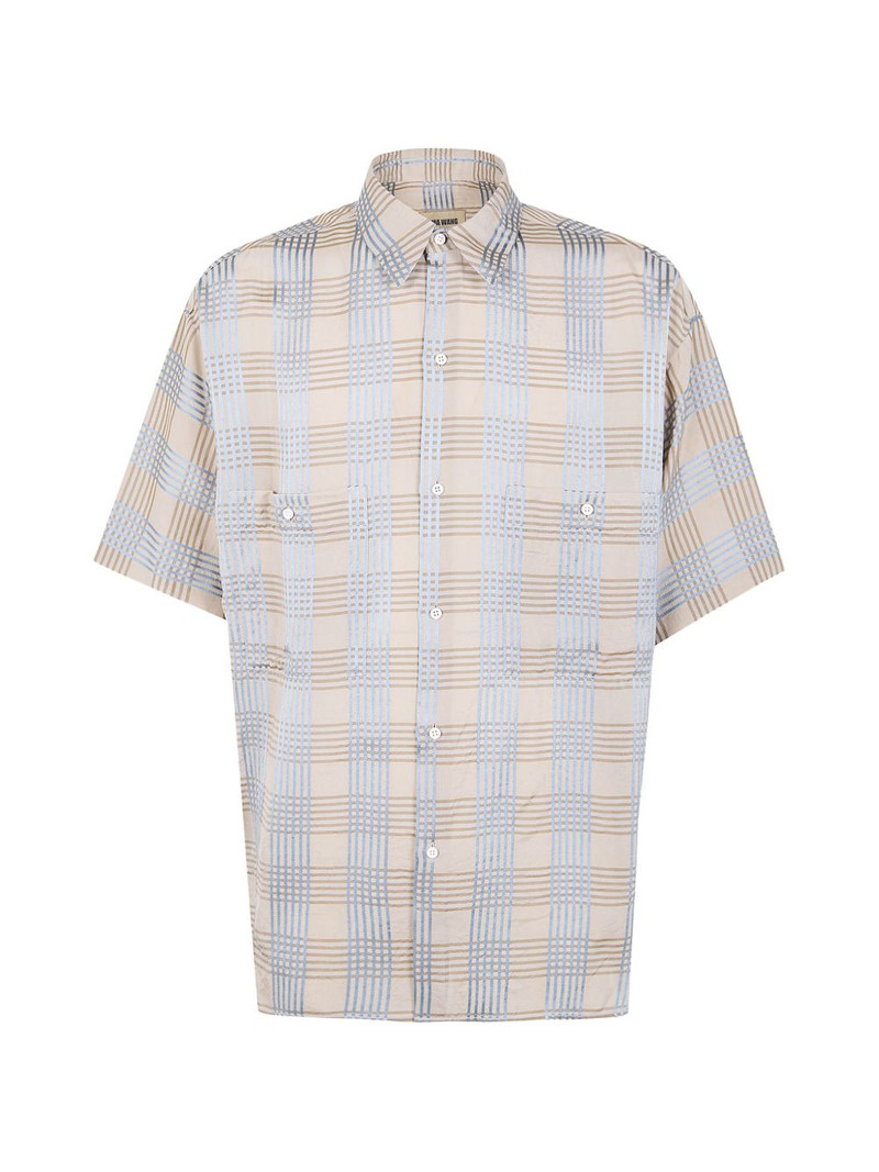 buttoned checked polo shirt 1
