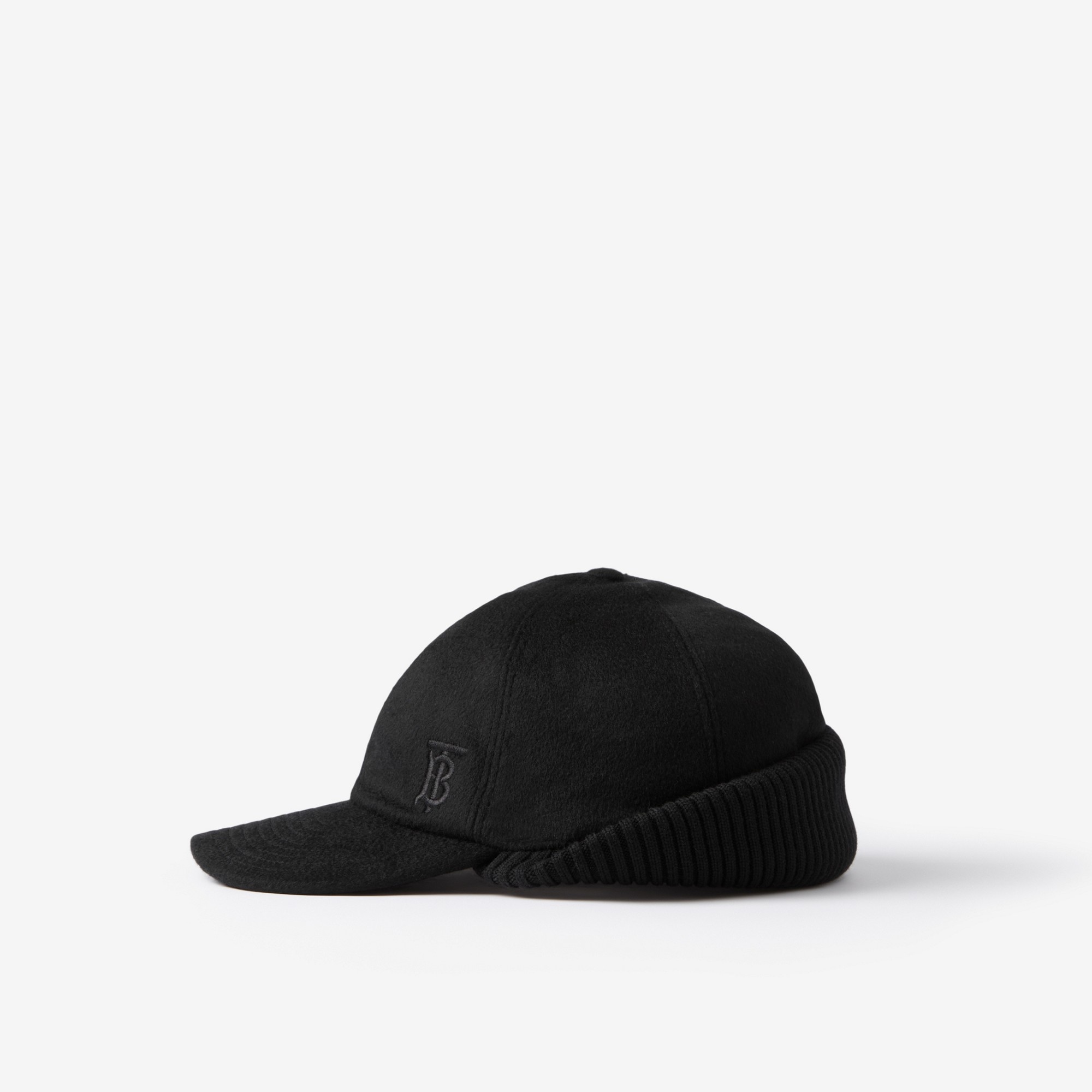 Monogram Motif Reconstructed Cashmere Baseball Cap - 4