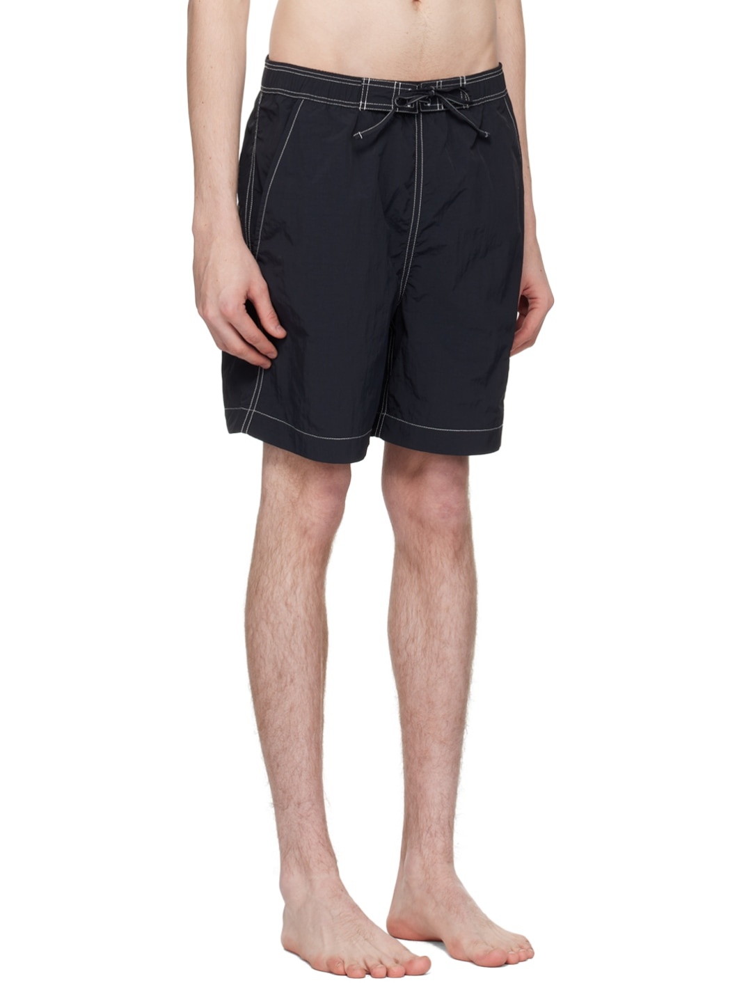 Black Hydra Swim Shorts - 2
