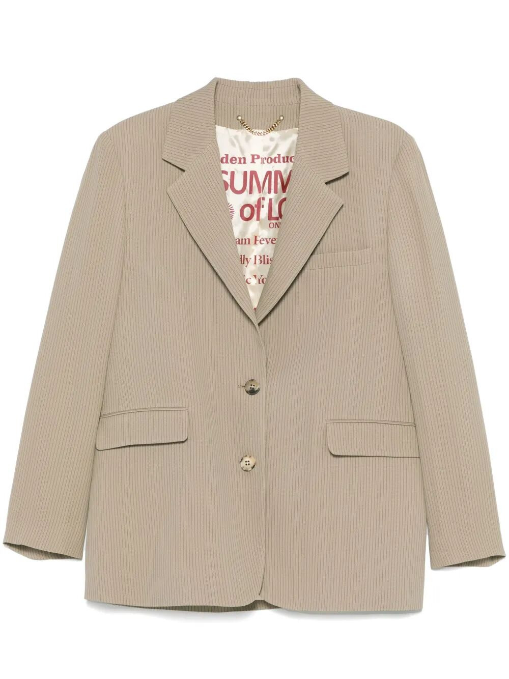 Golden Goose Women Journey W`S Sb Over Jacket Maia Pinstripe Blend Viscose - 4