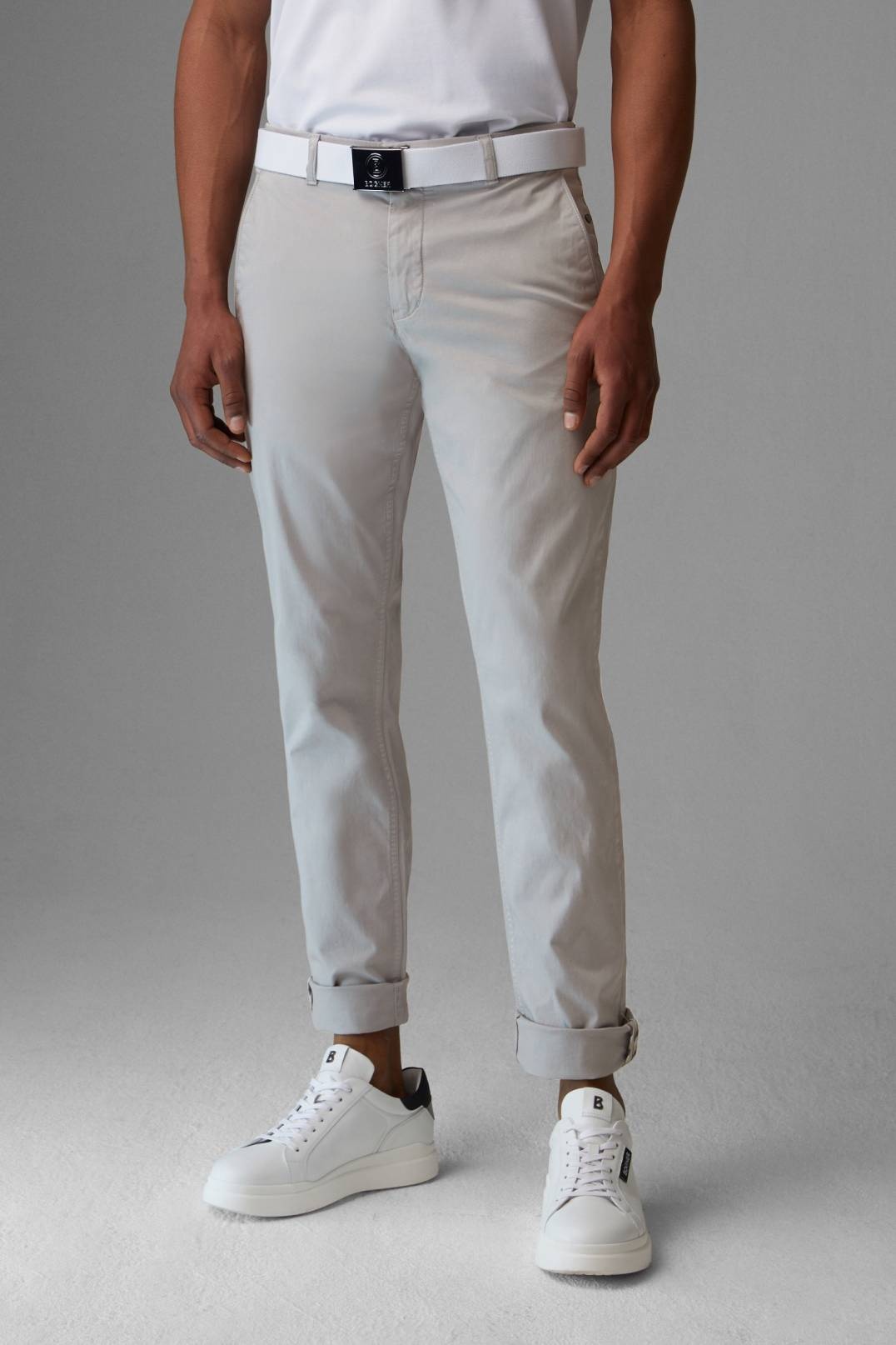 NIKO CHINOS IN LIGHT GRAY - 2