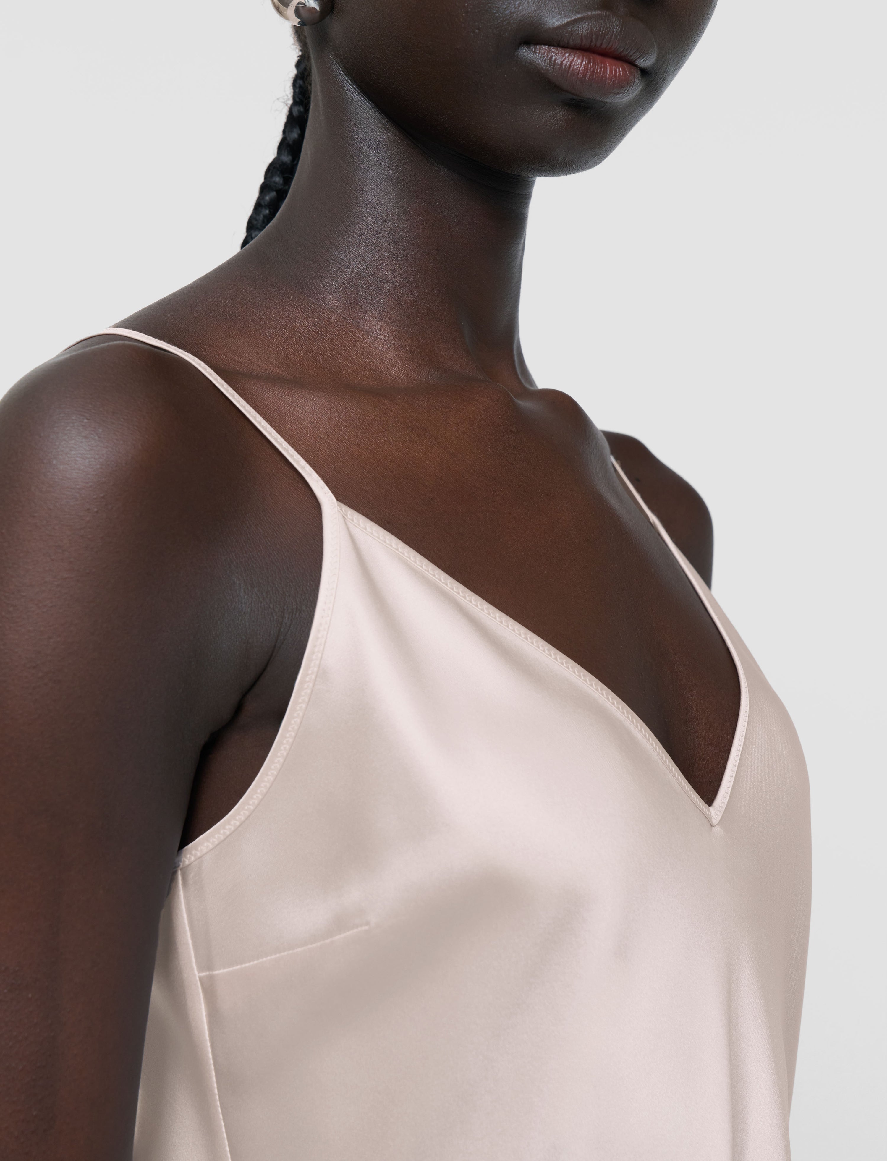 Clea Silk Satin Camisole - 5