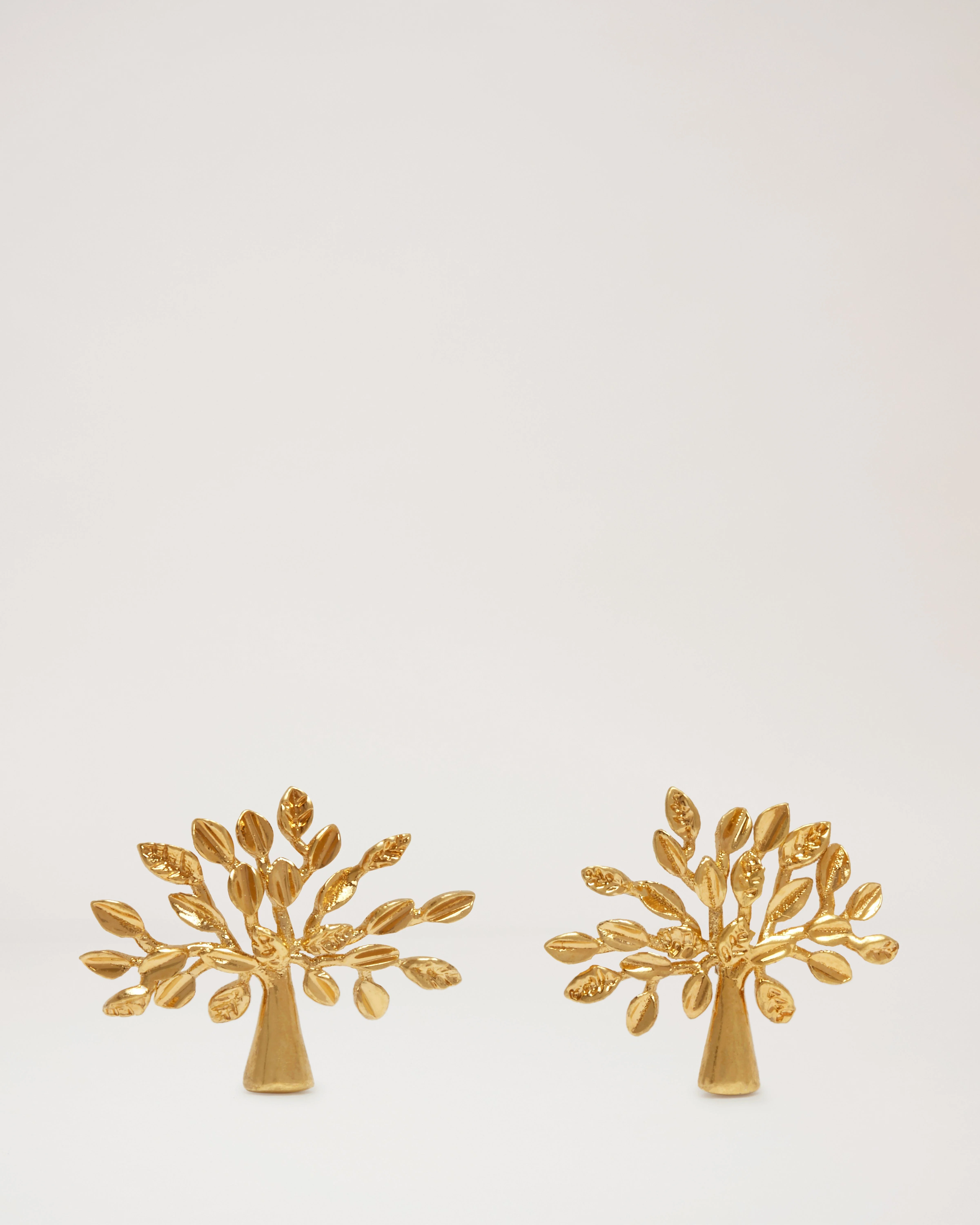 Mulberry Tree Earrings
Brass Metal - 1