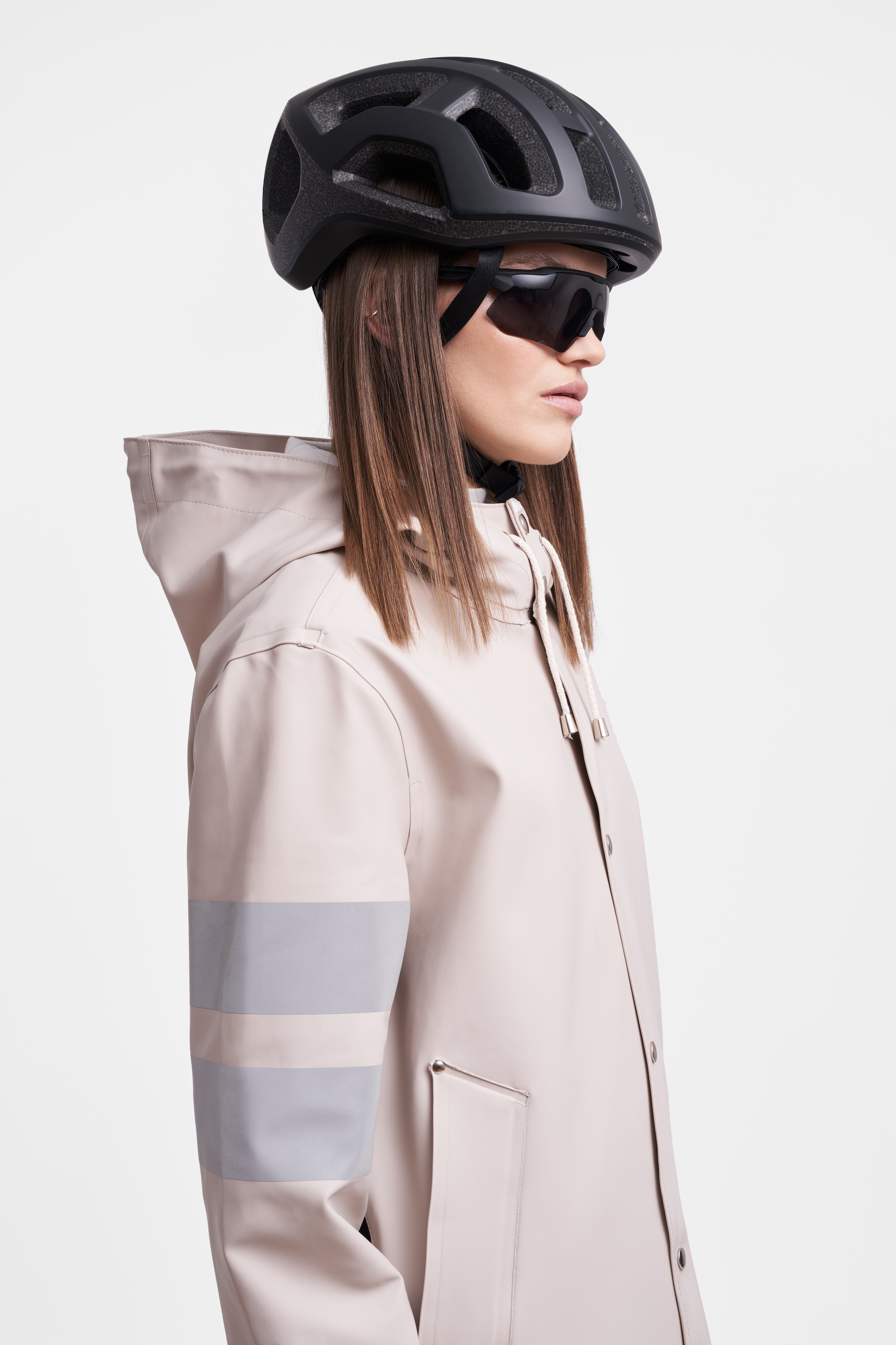 Stockholm Bike Raincoat Light Sand - 11