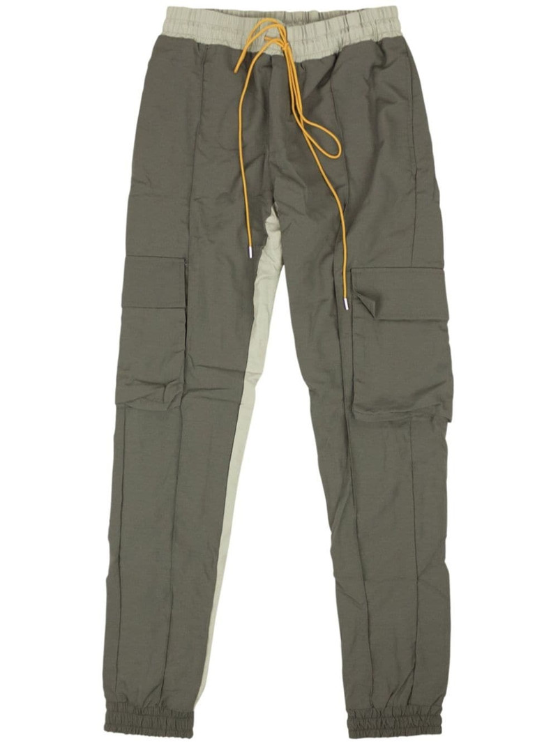 logo-print flight cargo trousers 1