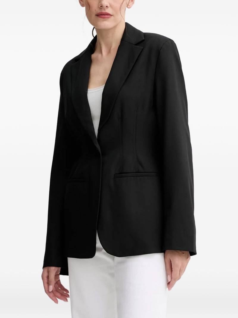 notched-lapel blazer 1