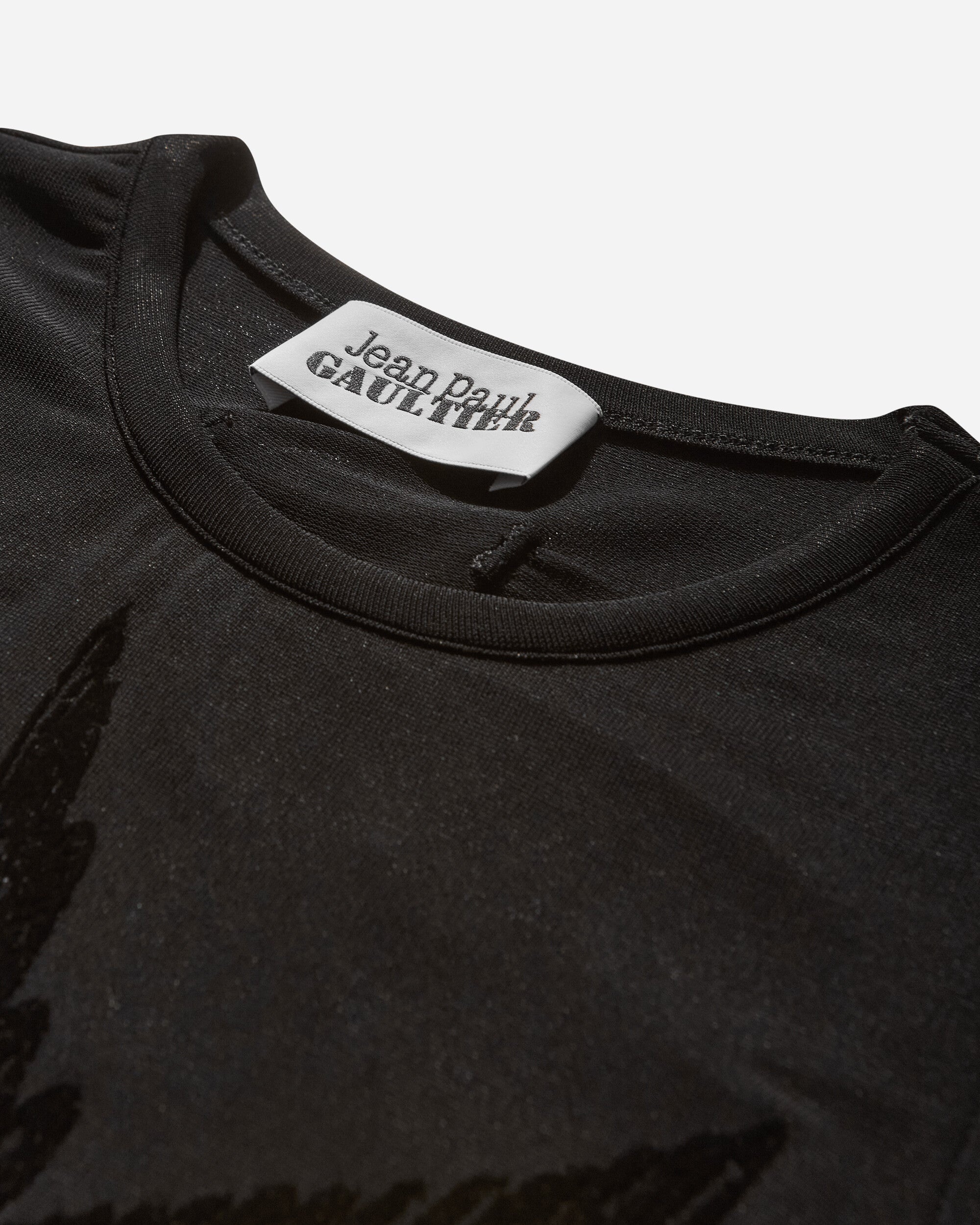 Women's "Tattoo" Viscose Jersey Tank Top Black - 3