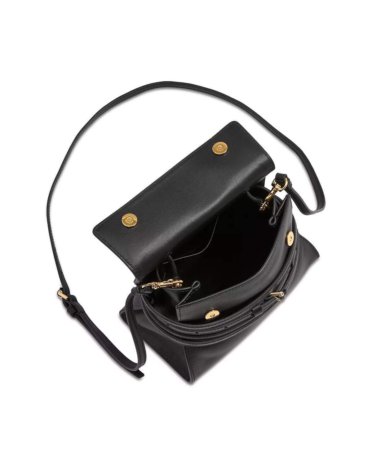 Tie Me Leather Shoulder Bag - 3
