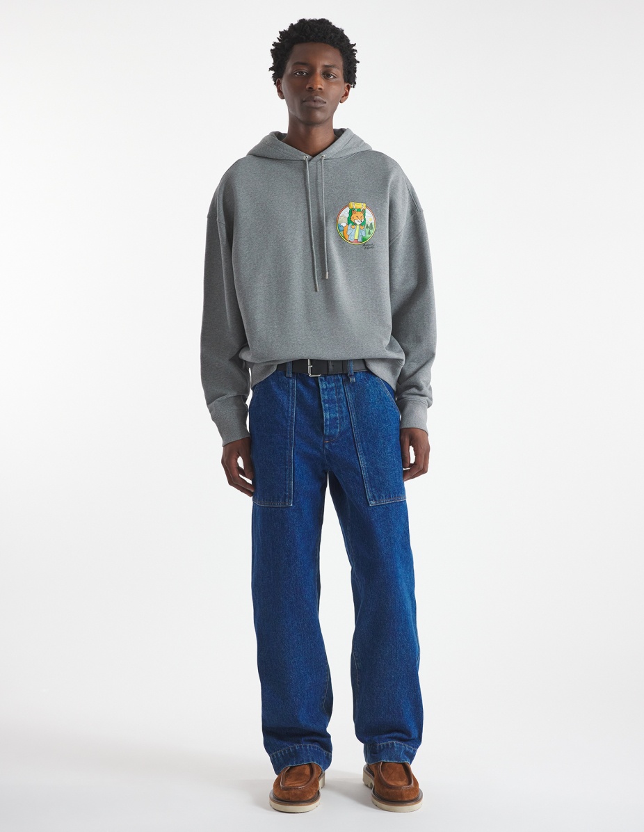 RAMBLING FOX OVERSIZE HOODIE - 2