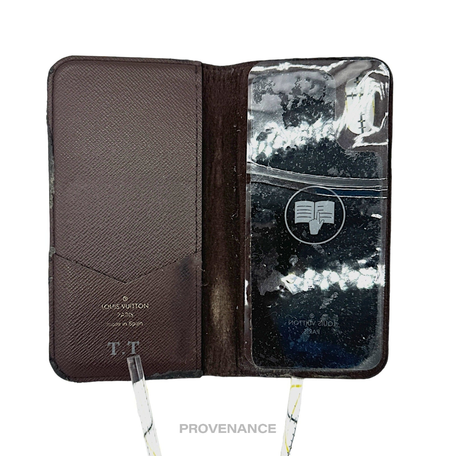 Louis Vuitton iPhone X Case - Folio Monogram Brown - 5