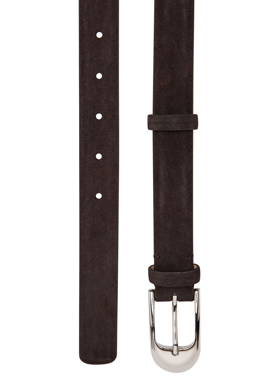 Khaite Dome Suede Belt - 3