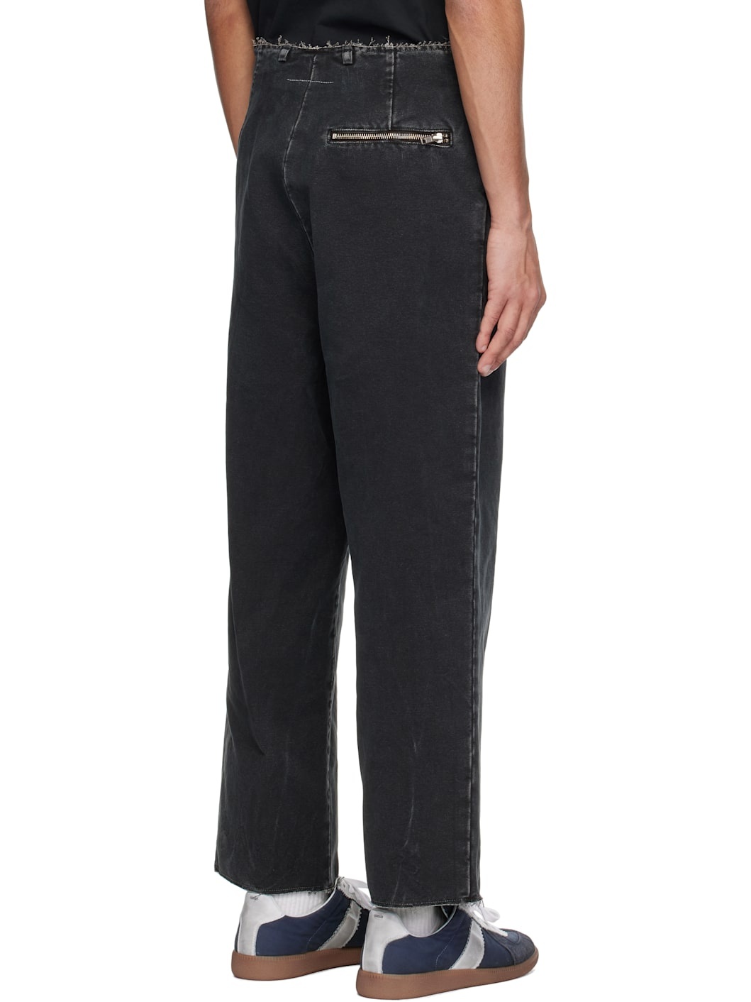Black Faded Jeans - 3