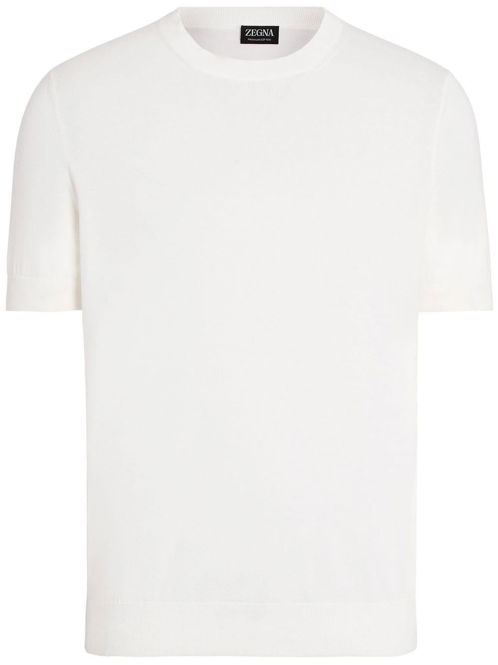 short-sleeve cotton T-shirt - 1