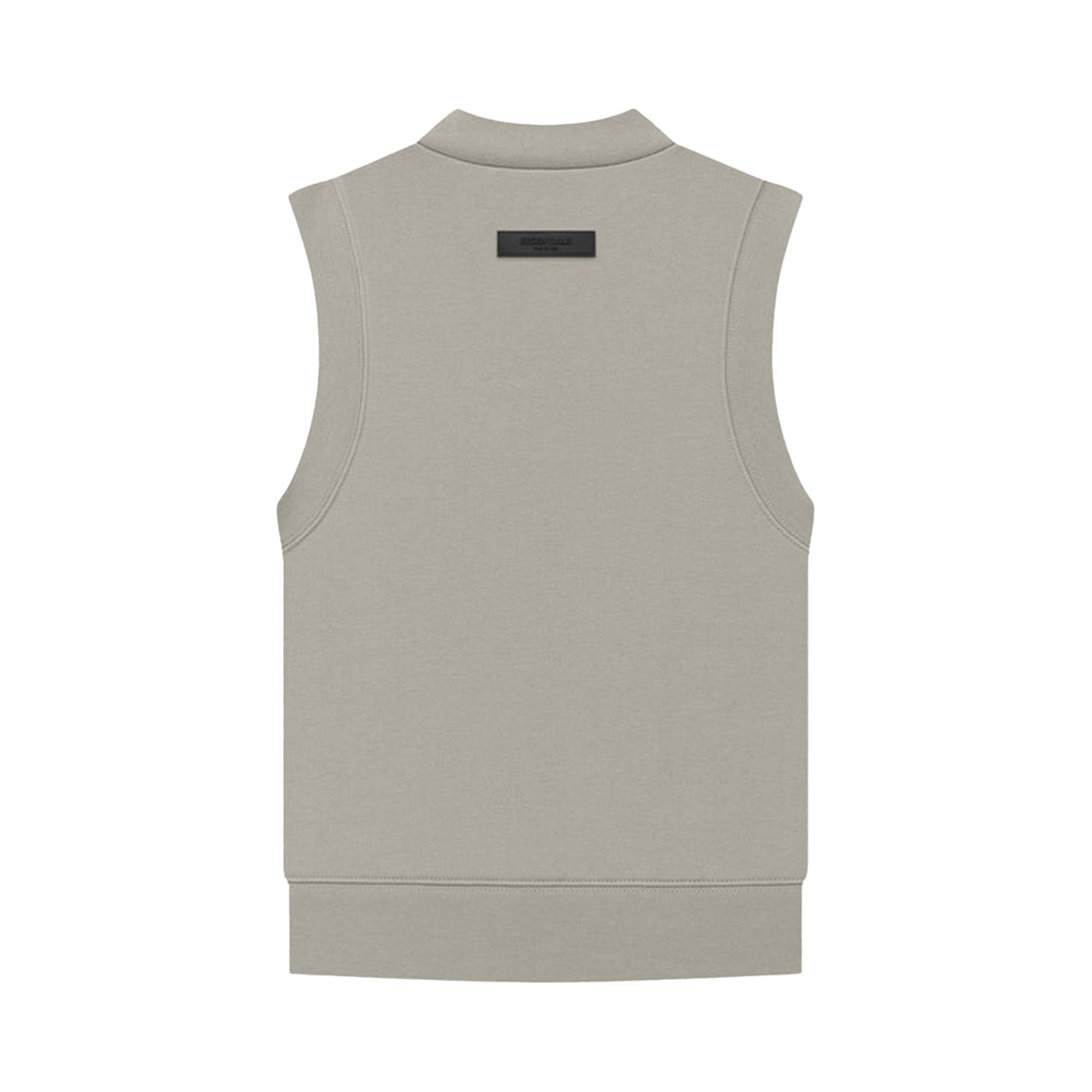 Fear of God Essentials Pullover V-Neck Vest 'Seal' - 2