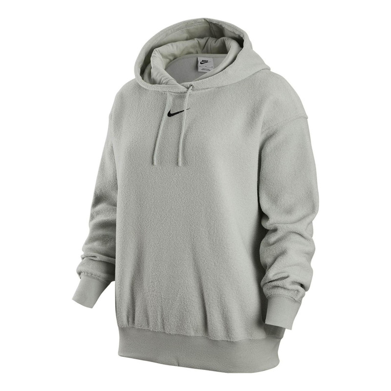 (WMNS) 나이키 스포츠웨어 Essentials 로고 까마귀 '회색' DV7100-014 - 1