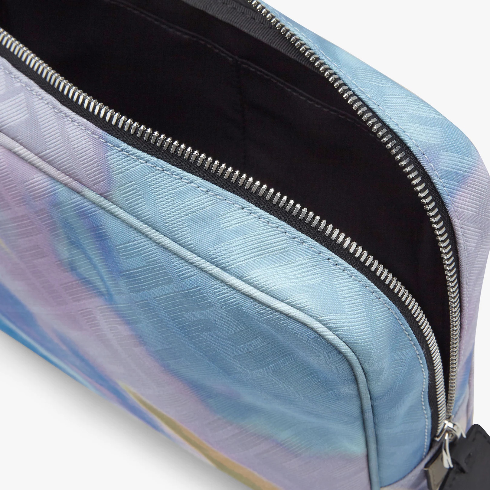Light blue fabric toiletry bag 3
