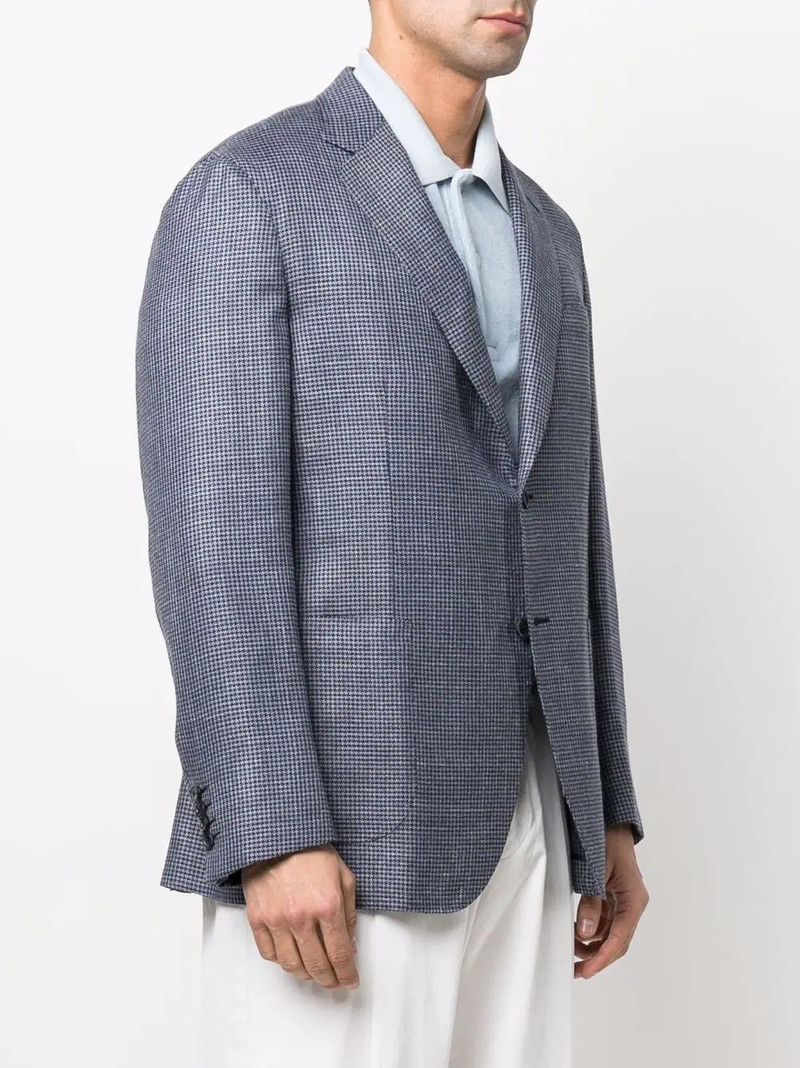 houndstooth single-breasted blazer 3