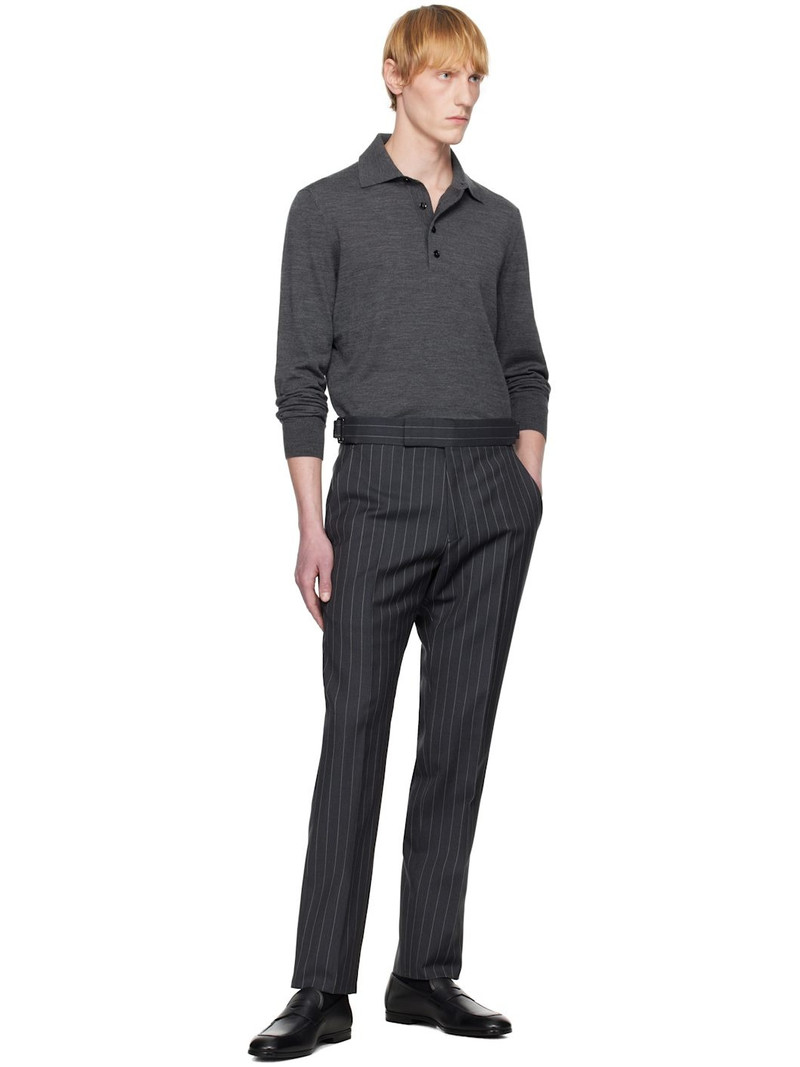 TOM FORD Dray Sharp Stripe Dyllan Trousers outlook