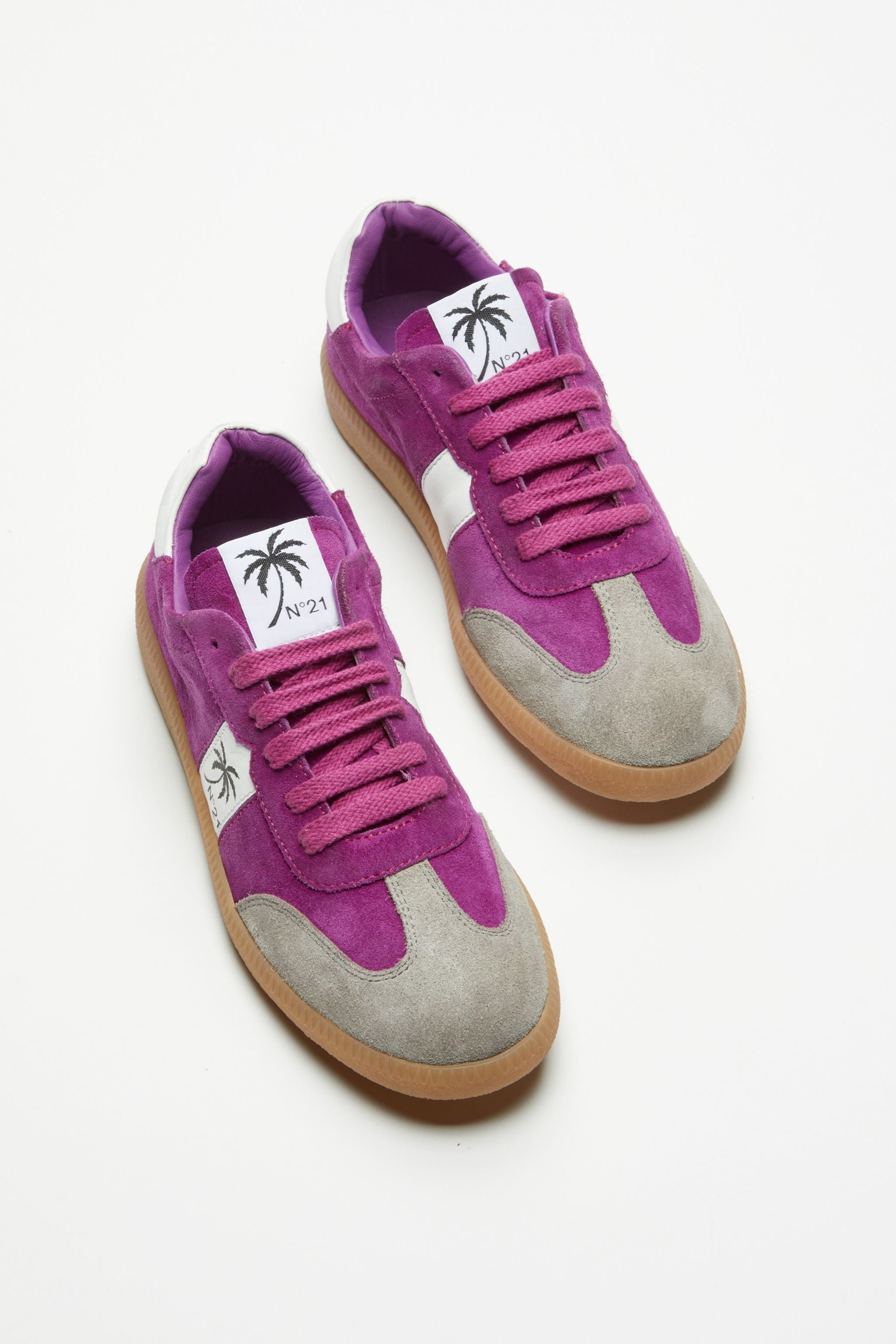 COLOURBLOCK SUEDE SNEAKERS - 5
