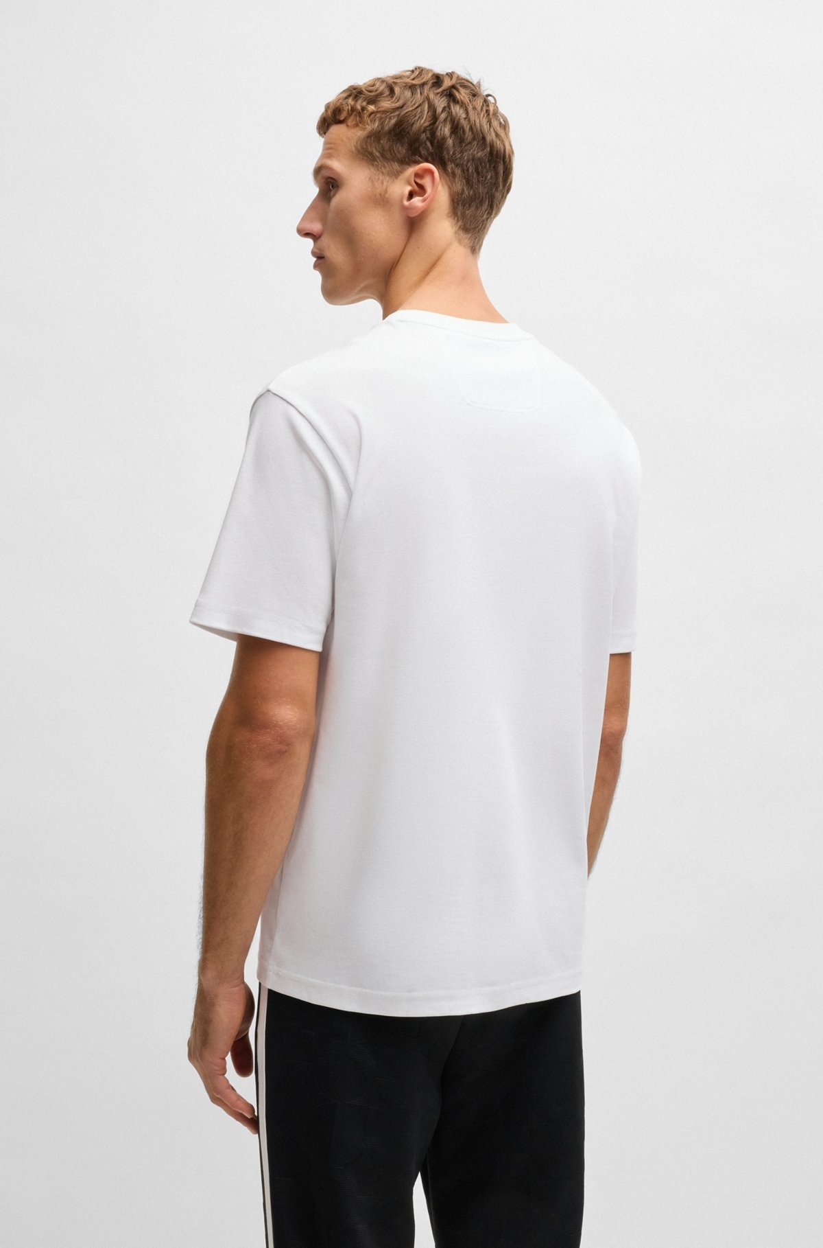 INTERLOCK-COTTON T-SHIRT WITH CIRCLE ARTWORK - 5
