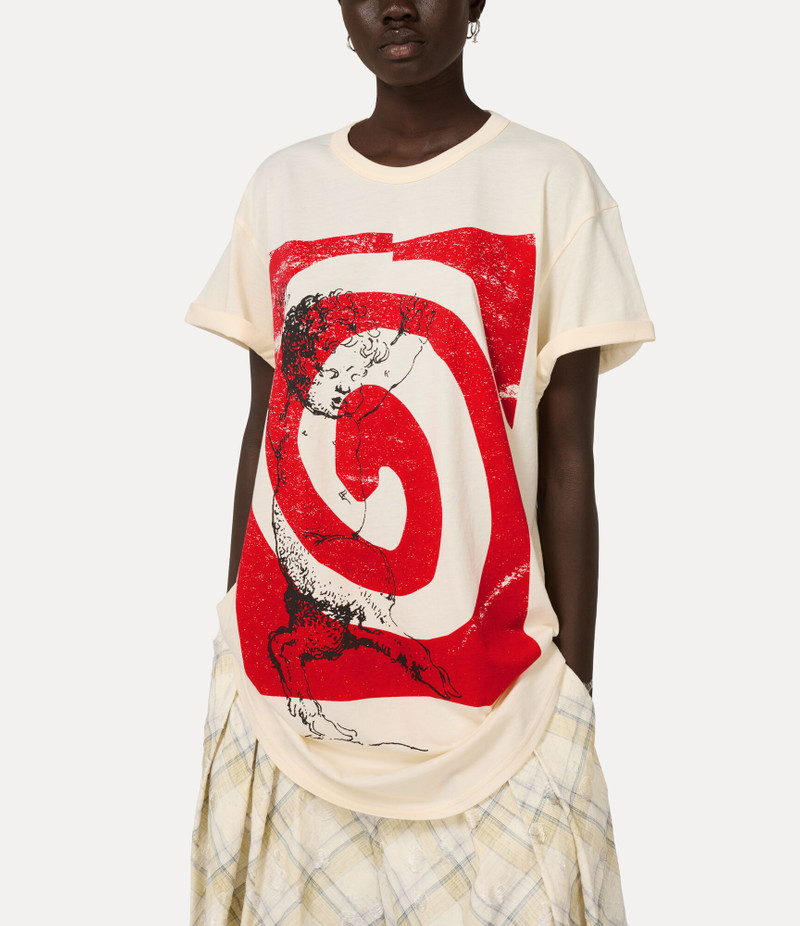 SWIRL LONGLINE T-SHIRT 4