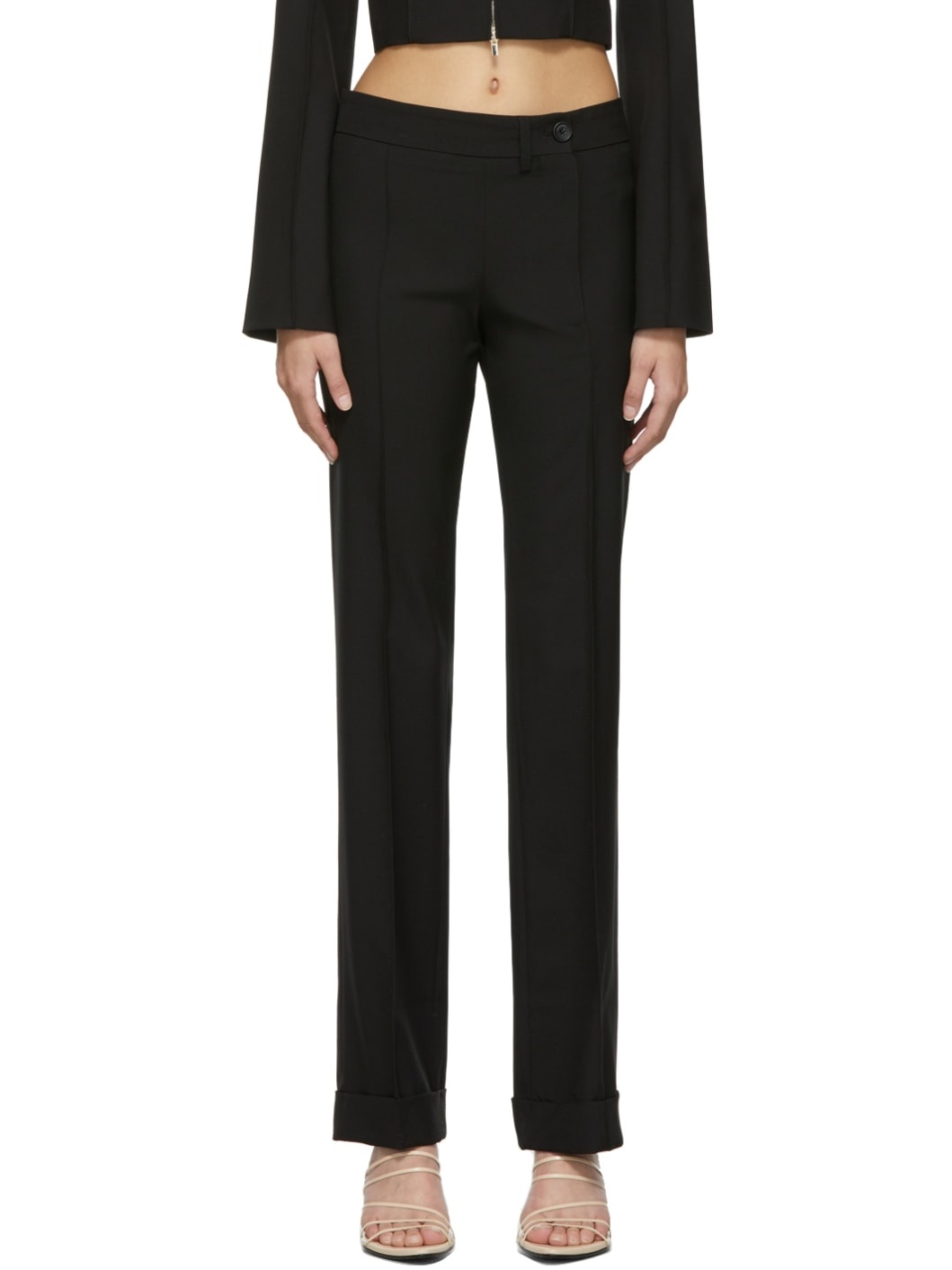 Black 'Le Pantalon Fresa' Trousers - 1