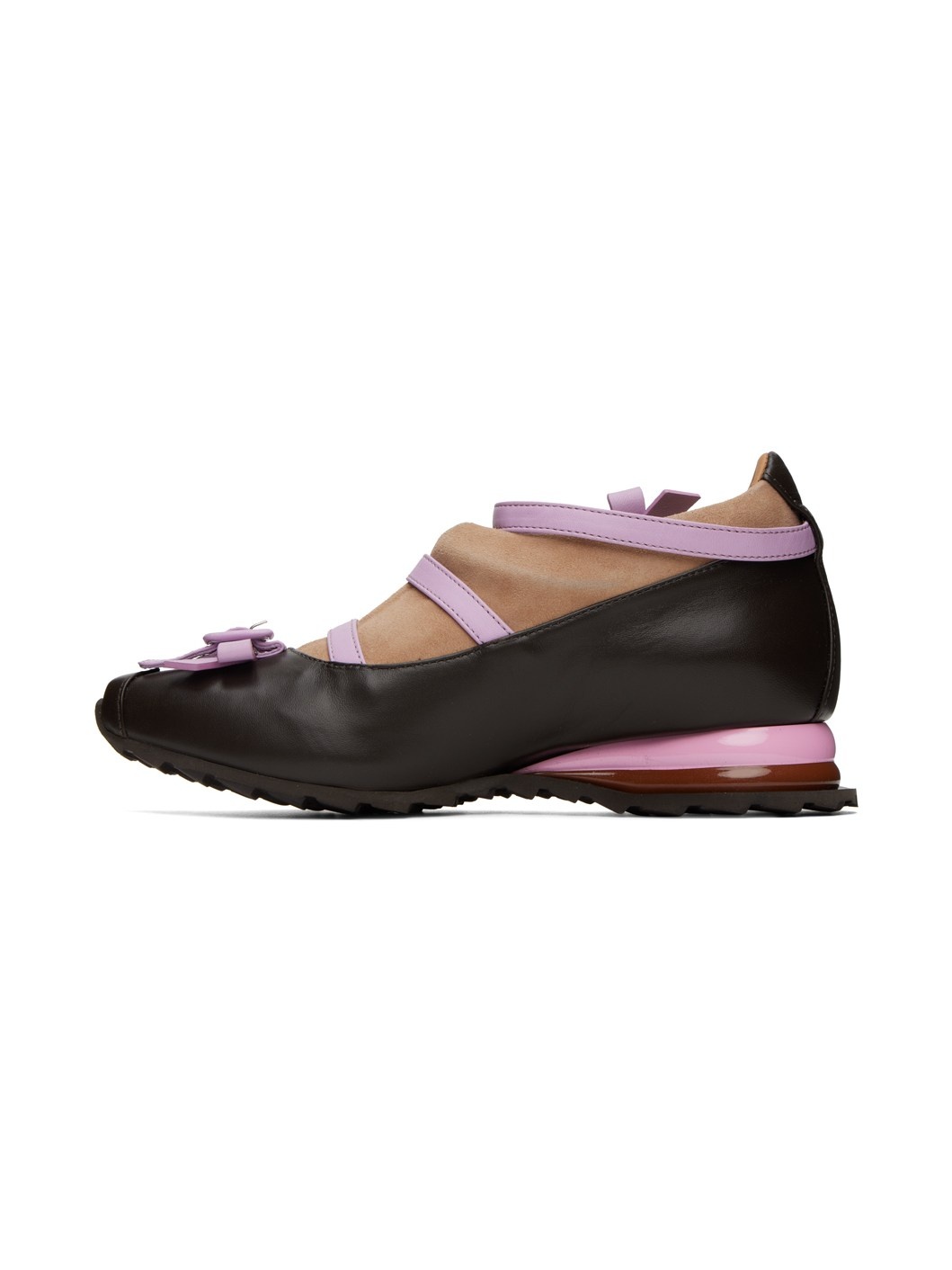 Brown & Purple Hybrid Sneakers - 3