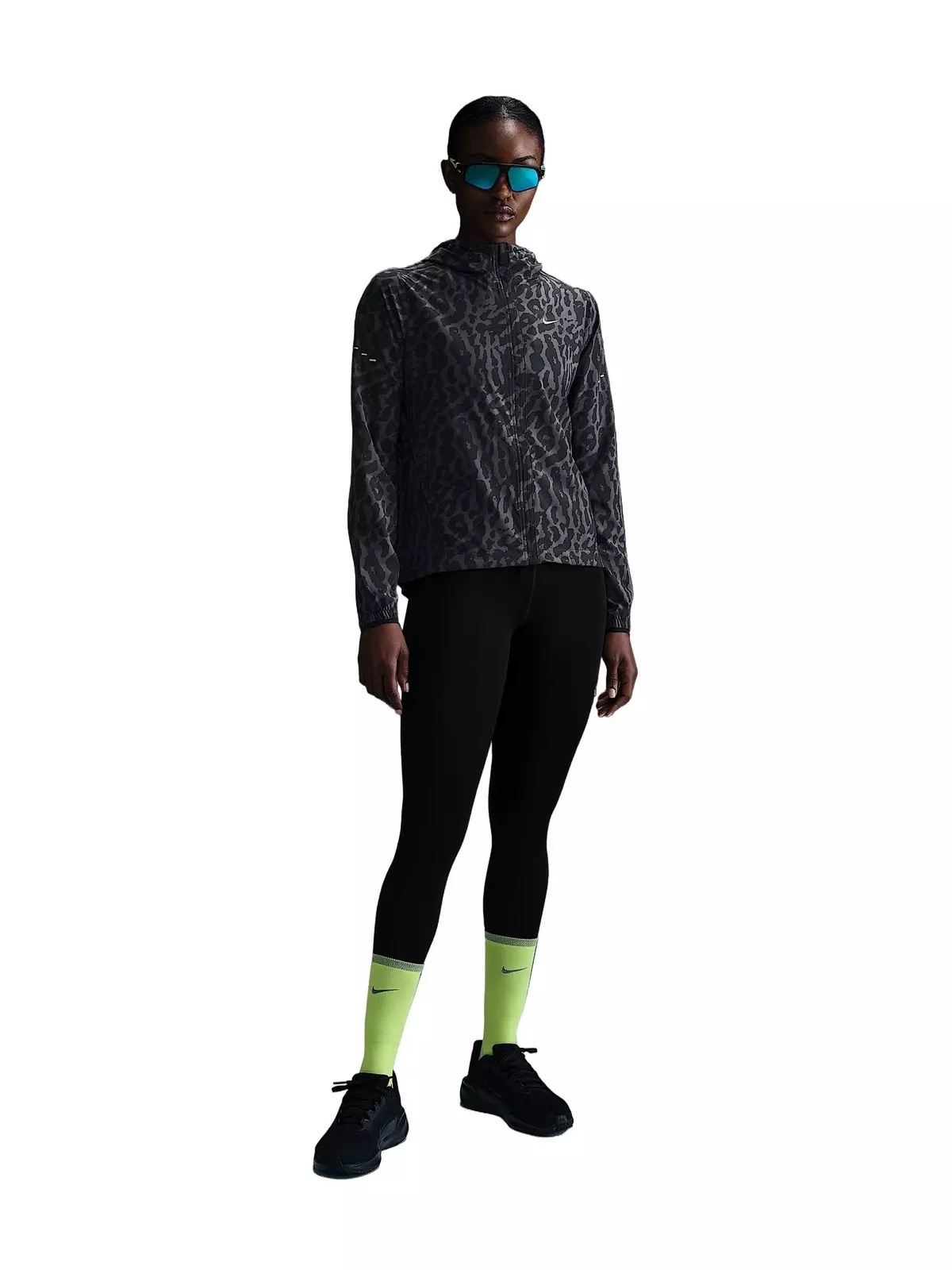 Women's Swift Dri-FIT Packable Running Jacket -Black - 6
