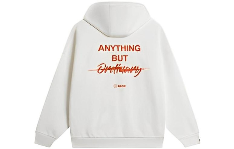 Li-Ning Li-Ning Way Of Wade Logo Hoodie 'Cream White' AWDSC39-8 outlook