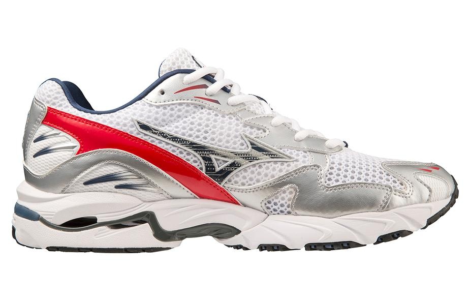 Mizuno Wave Rider 10 'White Silver Red' D1GA210408 - 2