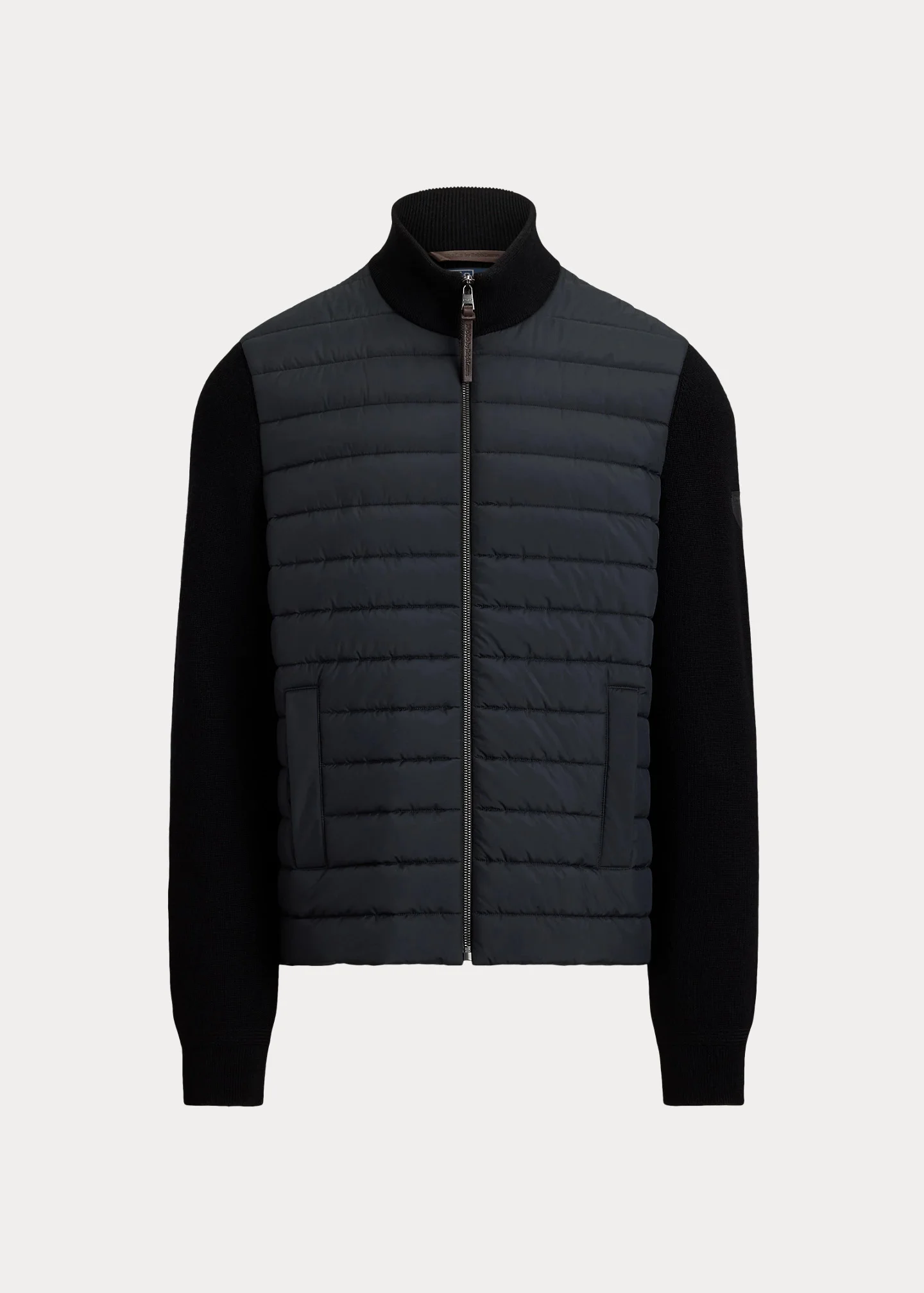 Hybrid Full-Zip Mockneck Sweater - 1