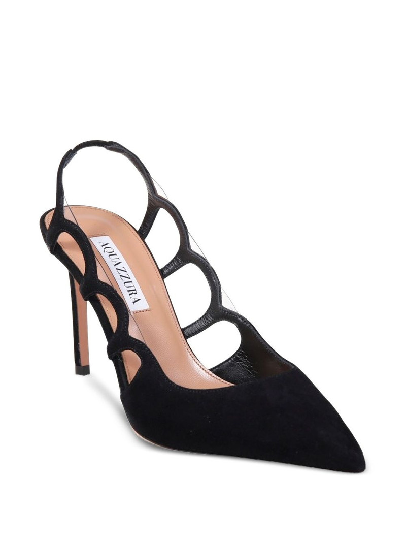 AQUAZZURA slingback cut-out pumps outlook
