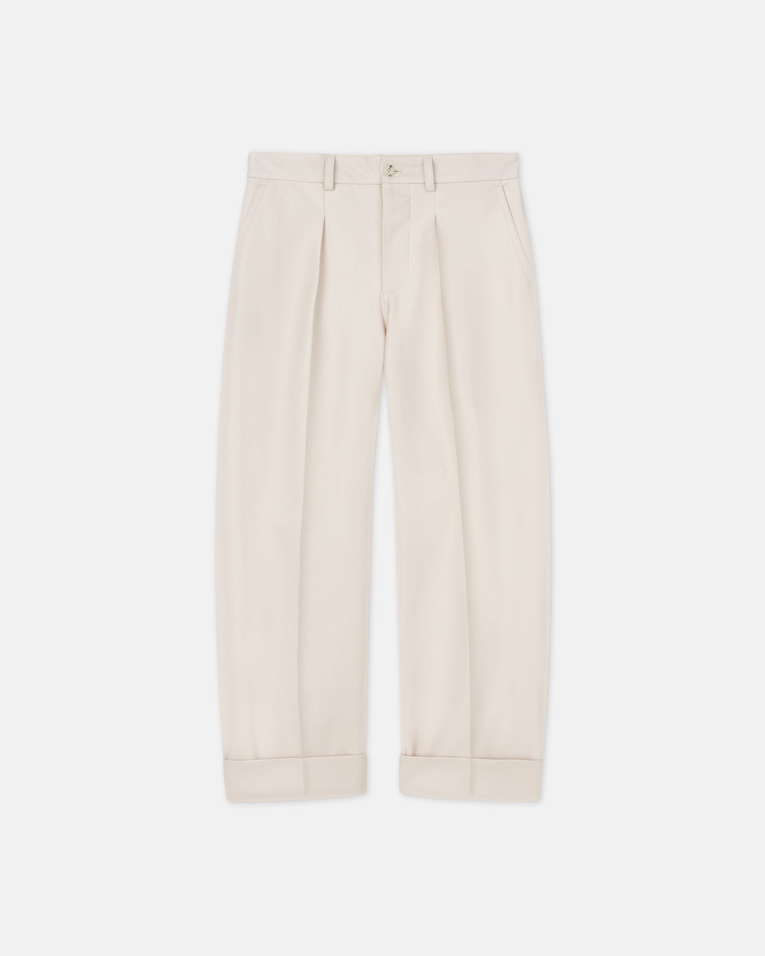 Regenerated Leather Tapered Pants - 1