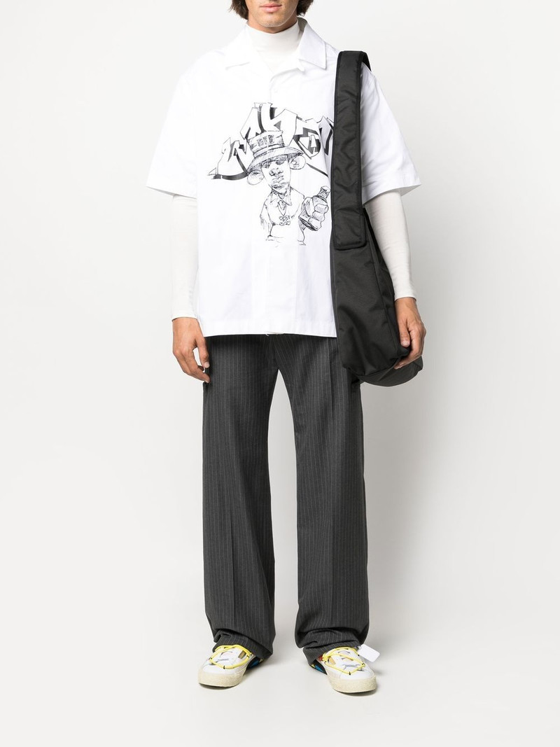 Off-White graphic-print short sleeve shirt outlook