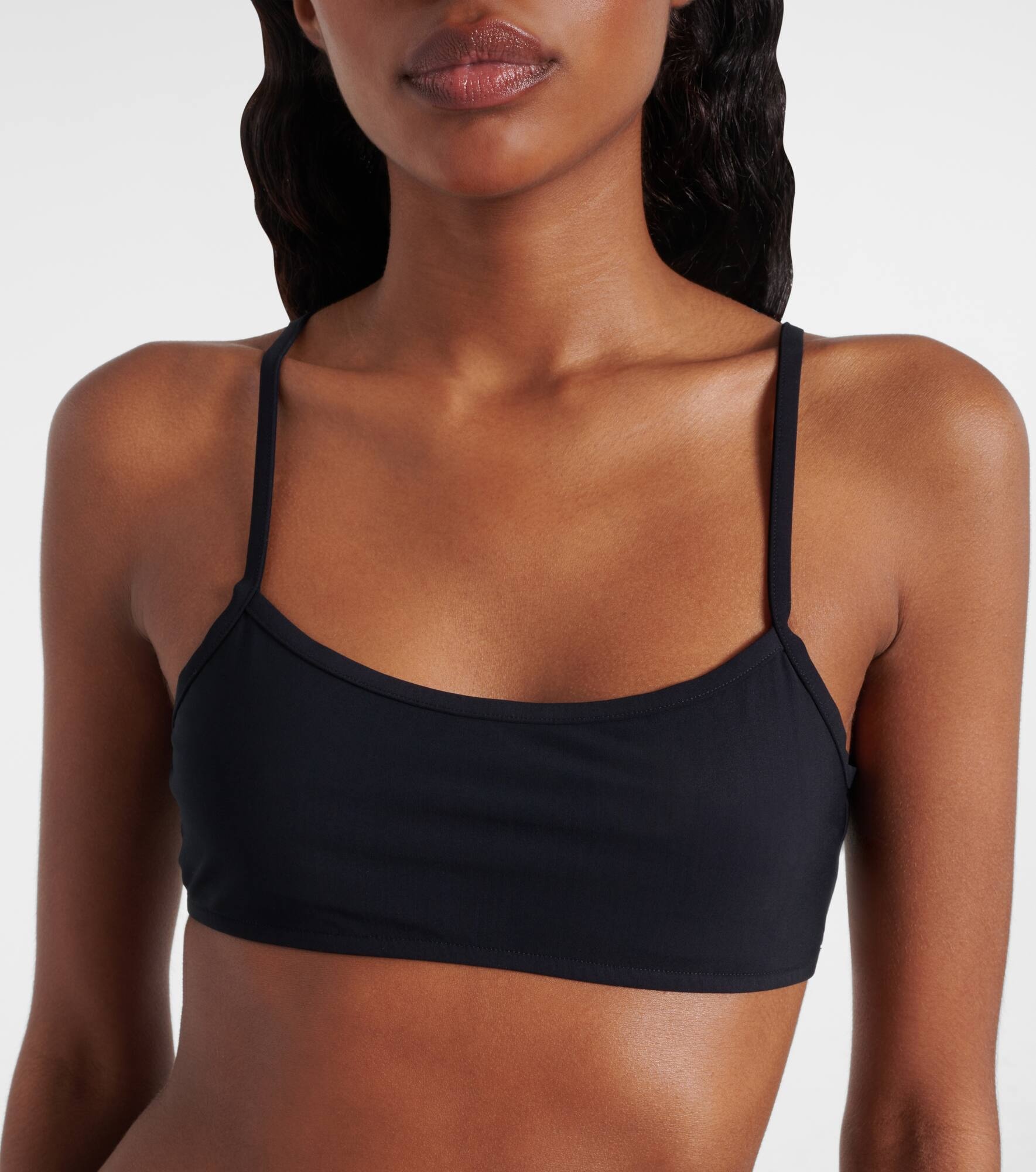 Pleated low-rise bikini - 5