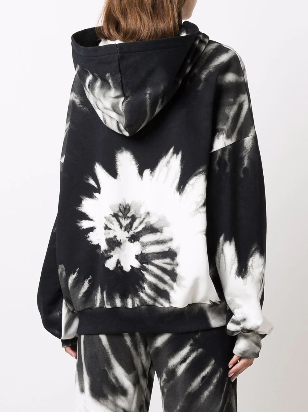 tie dye print hoodie - 4