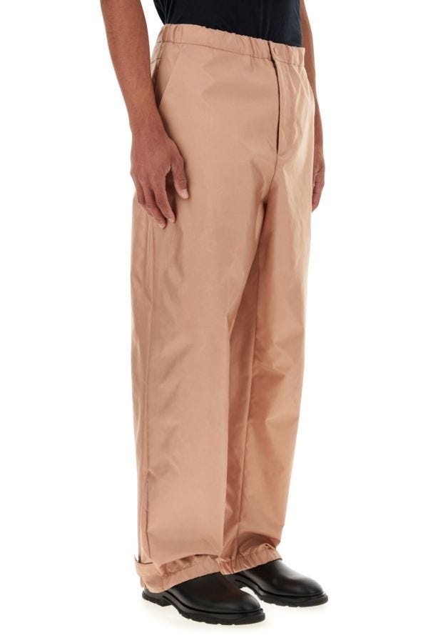 Powder pink nylon pant - 4