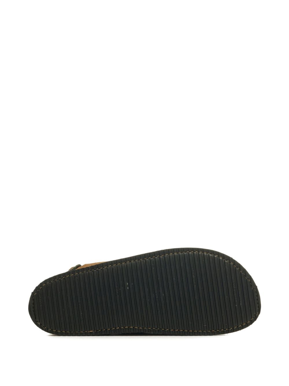 suede buckled mules - 3