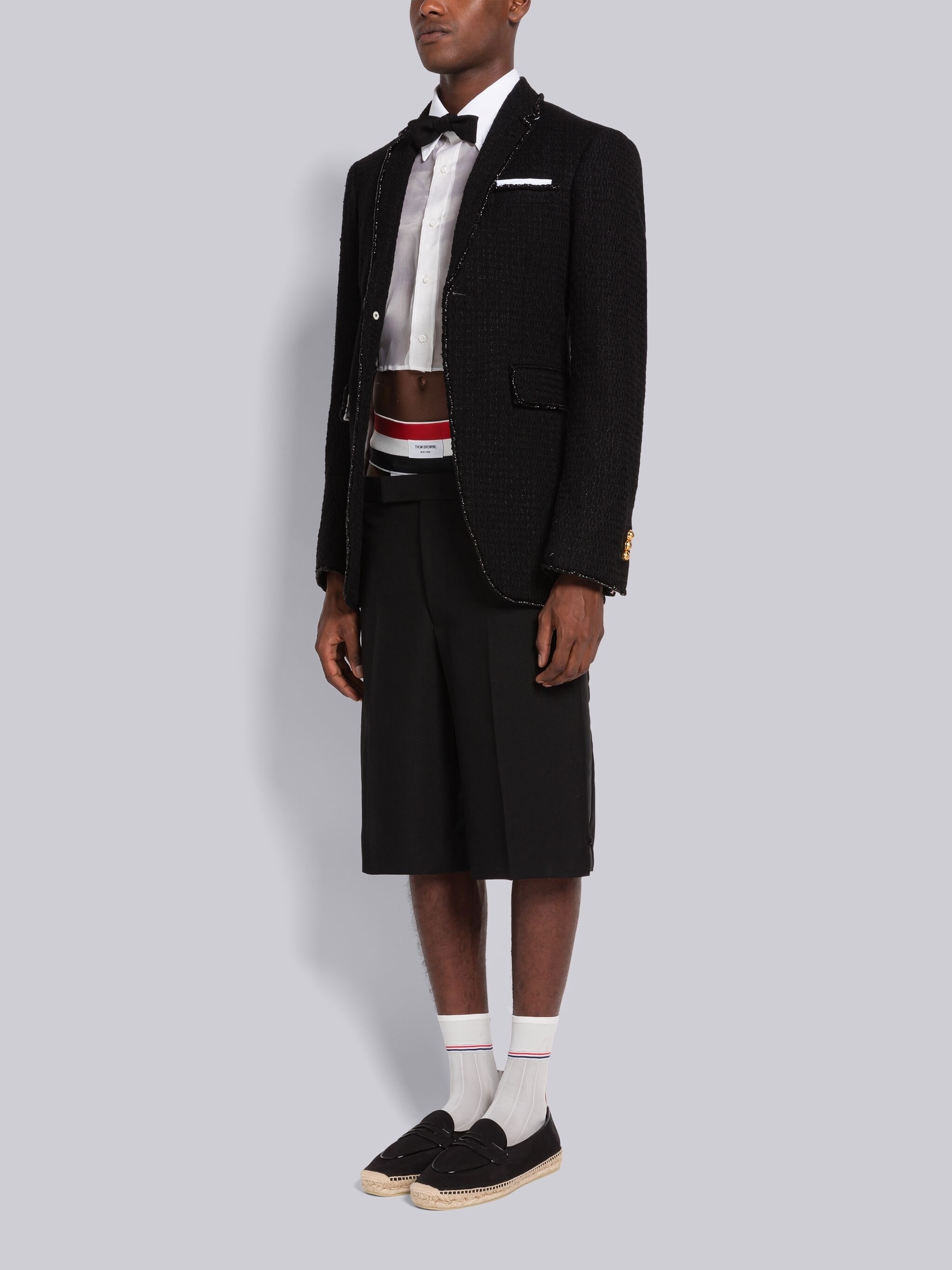 Grosgrain Varsity Penny Loafer Espadrille - 6