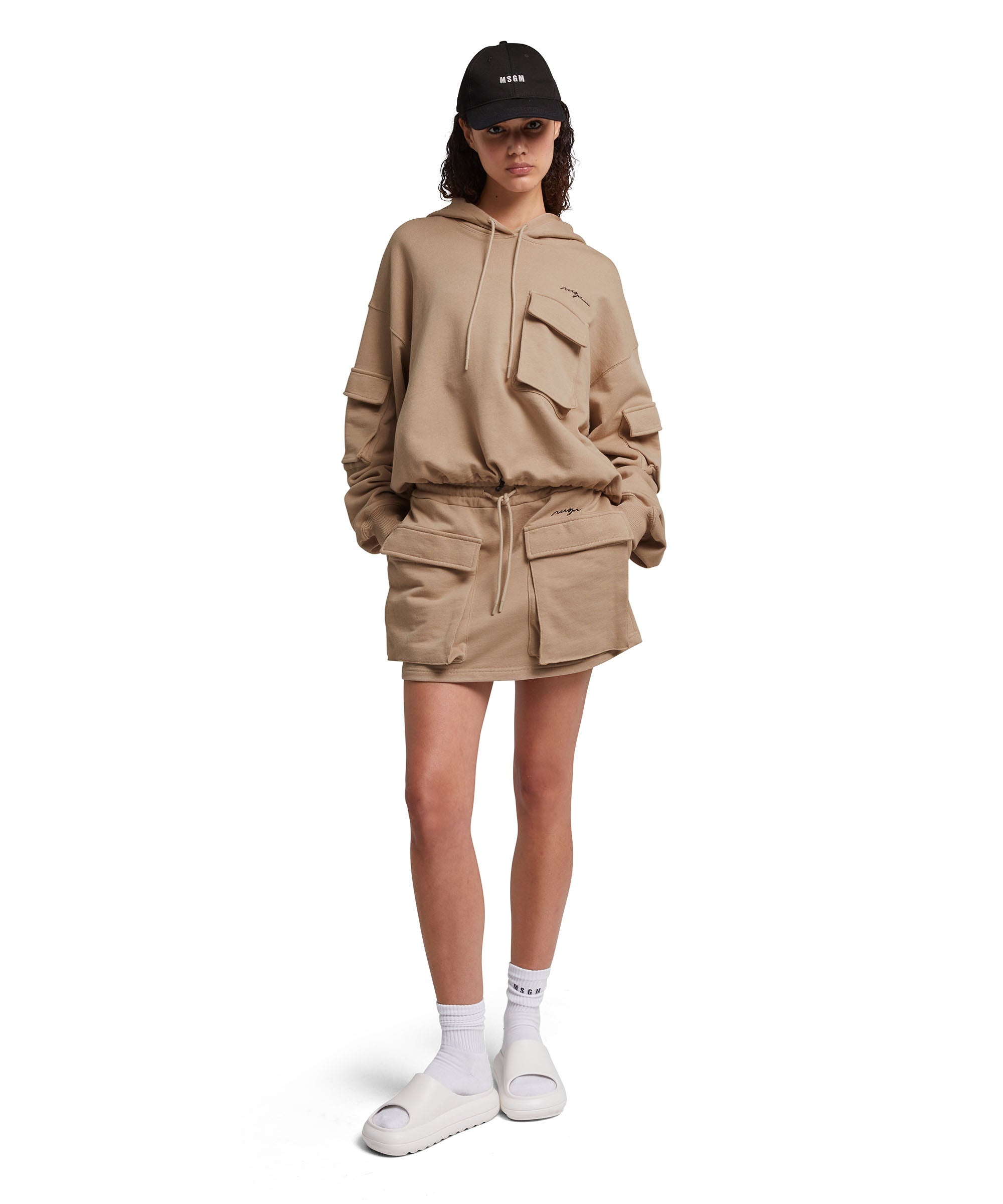 MSGM Fleece cargo skirt | REVERSIBLE